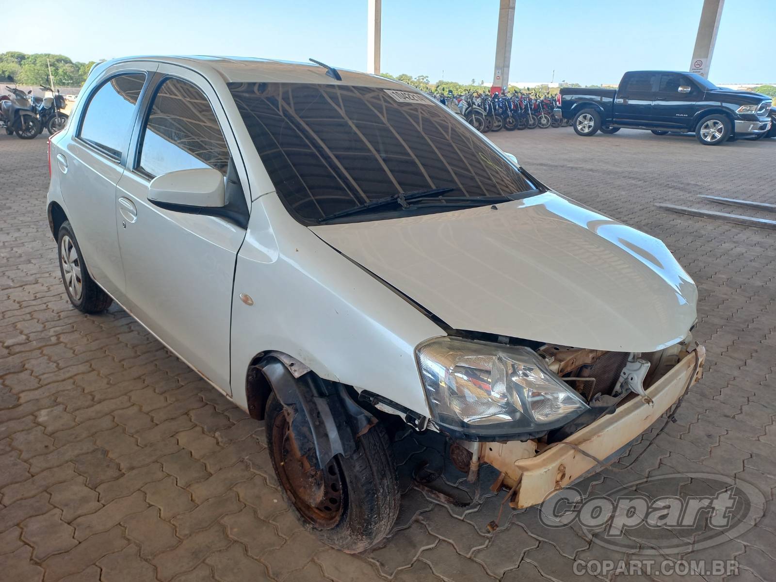 Veículo Toyota Etios TOYOTA ETIOS XS AT 1.5 16V DUAL VVT-I 2017 2017 em leilão