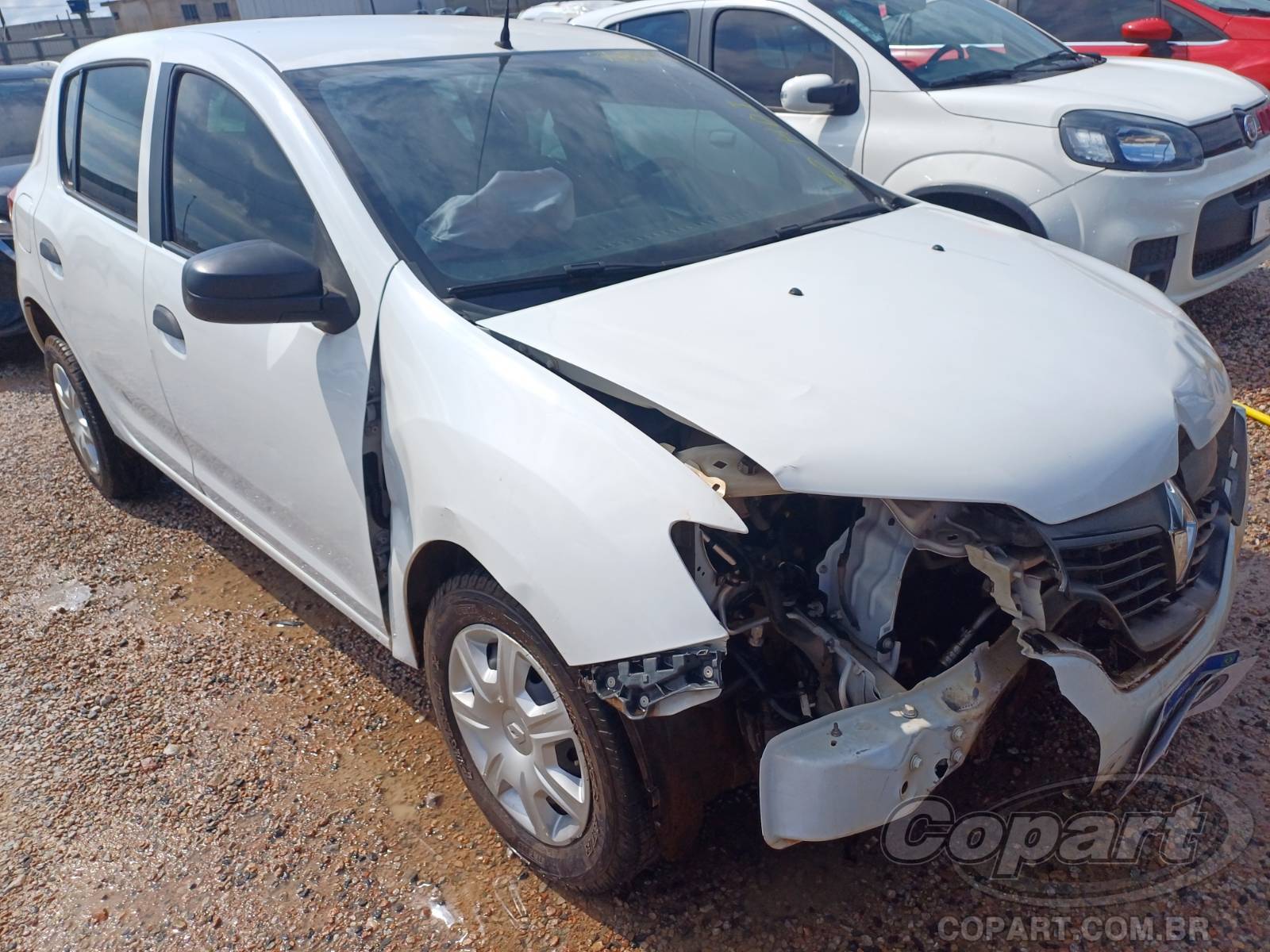 Renault Sandero Autentique 1.0 12V SCe 2017 Colisão Média Monta