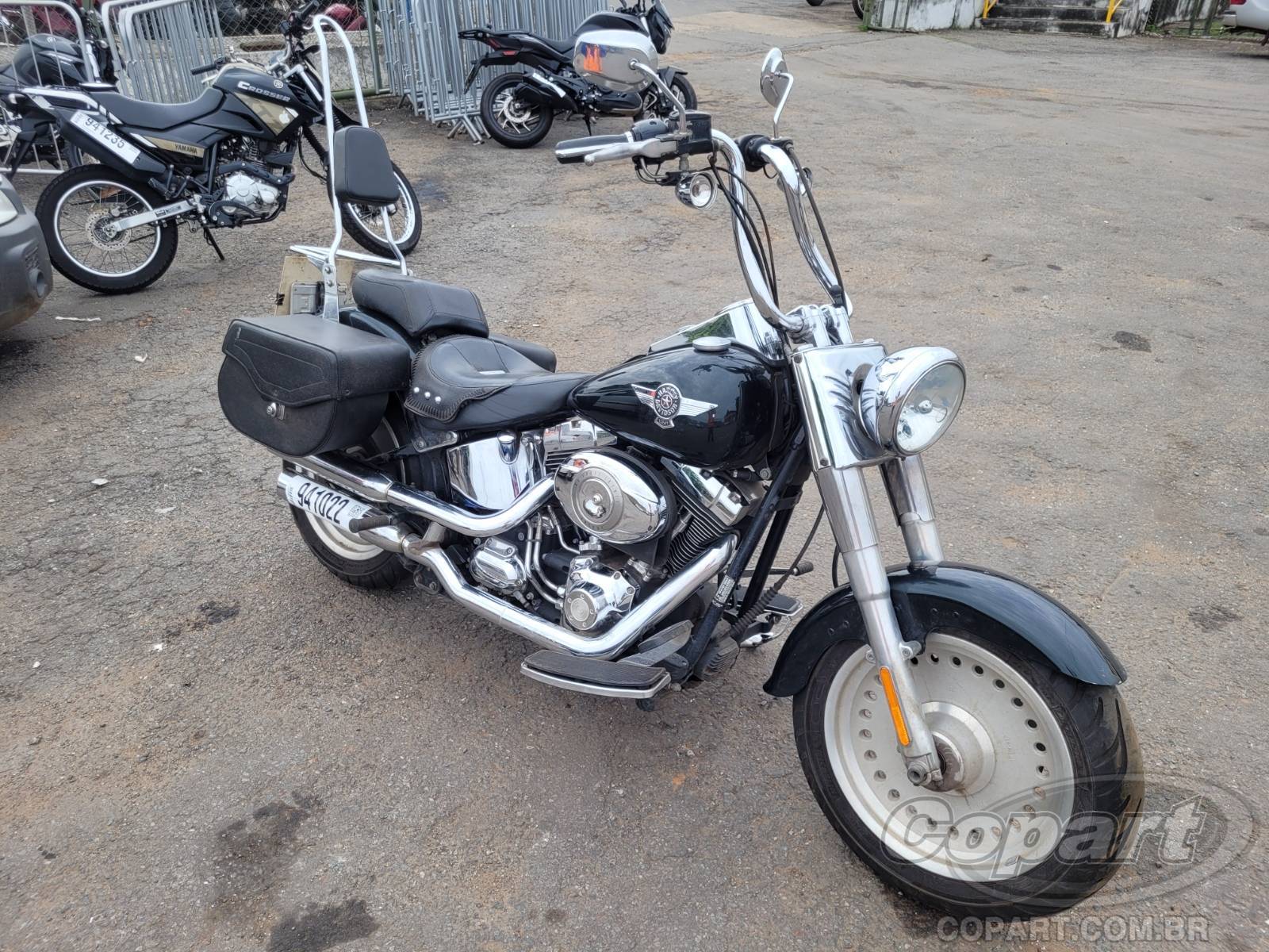 Harley-Davidson Softail FLSTF Fat Boy 2007 Colisão Pequena Monta