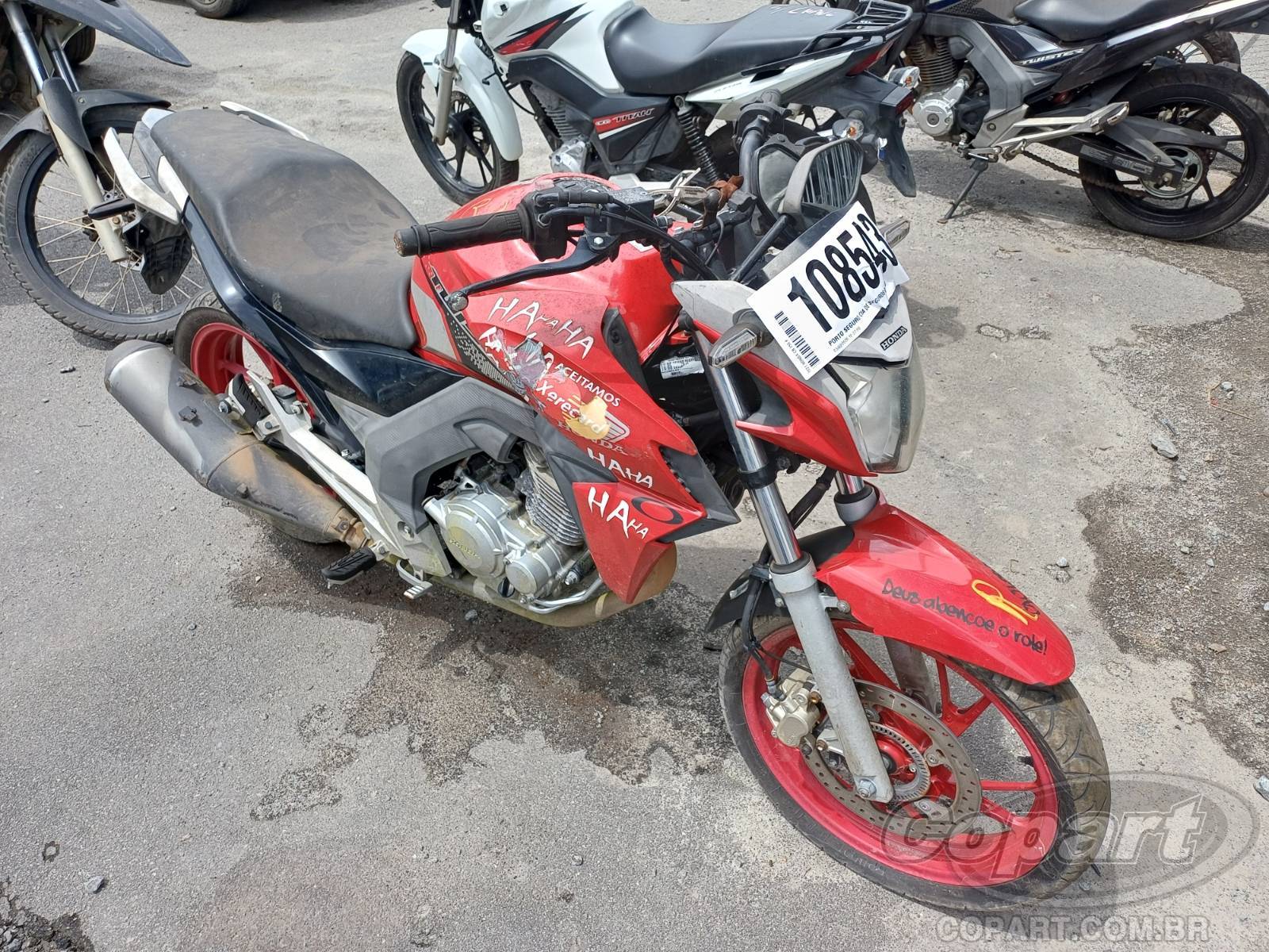 Veículo HONDA CB 250 F Honda CB 250 F Twister ABS 2021 2021 em leilão