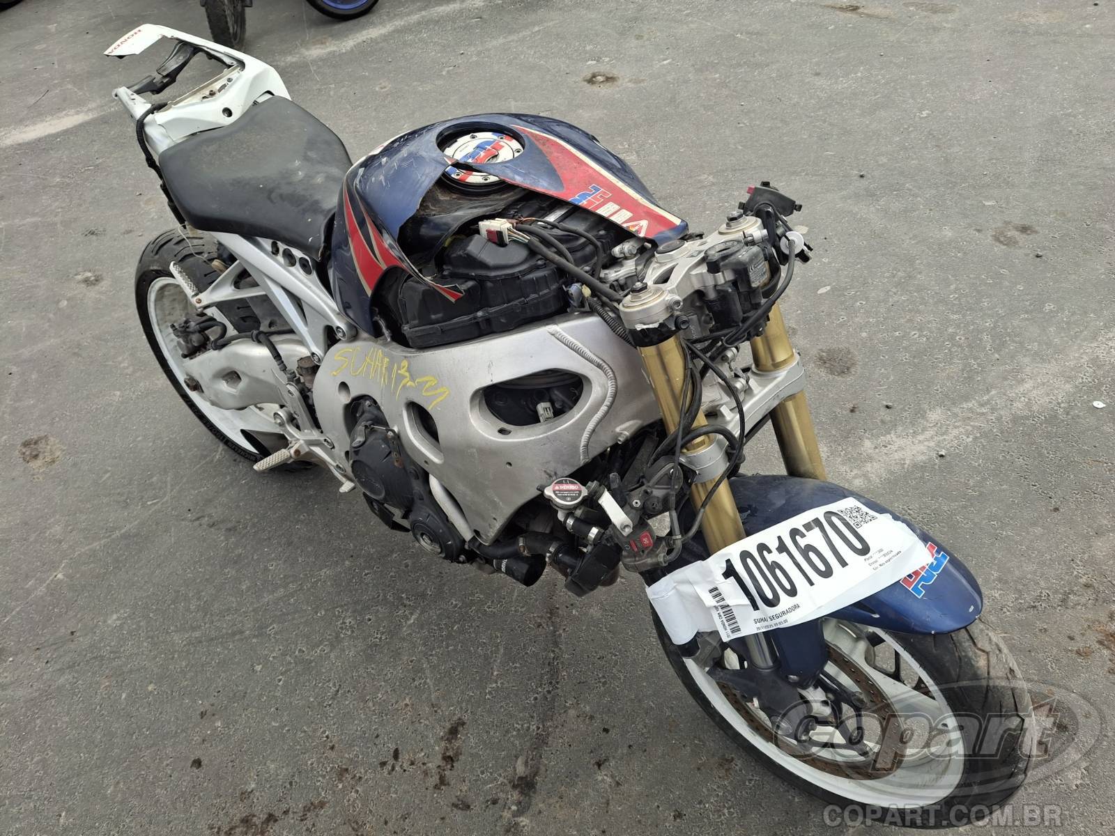 Veículo HONDA CBR 2010 HONDA CBR 1000RR Fireblade 2011 em leilão