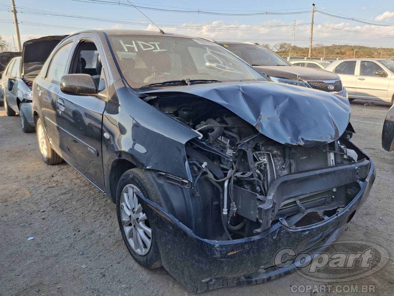 Veículo Toyota Etios TOYOTA ETIOS SEDA XLS 1.5 16V 2013 2013 em leilão