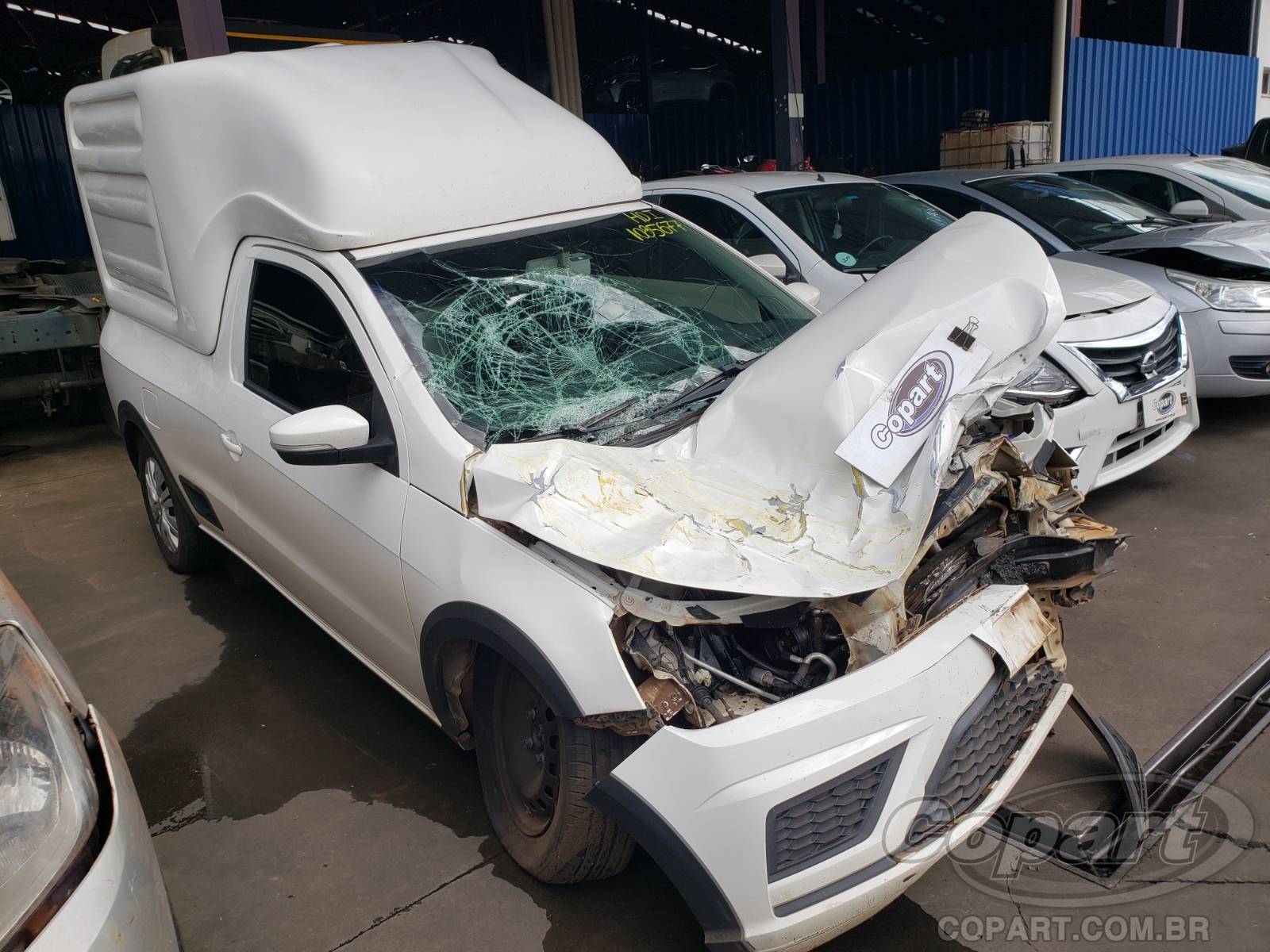 Veículo VW - VolksWagen Saveiro VOLKSWAGEN SAVEIRO 1.6 MSI 2021 2021 em leilão