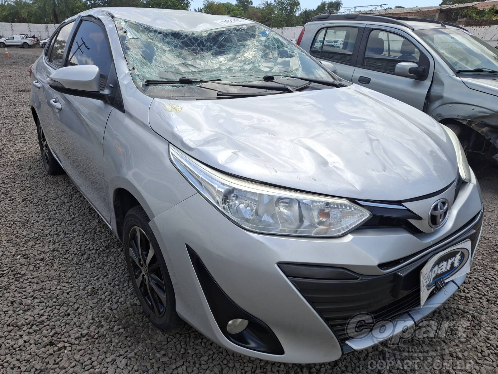 Veículo Toyota Yaris TOYOTA YARIS SEDA XS CVT 1.5 16V DUAL VVT-I 2019 2019 em leilão
