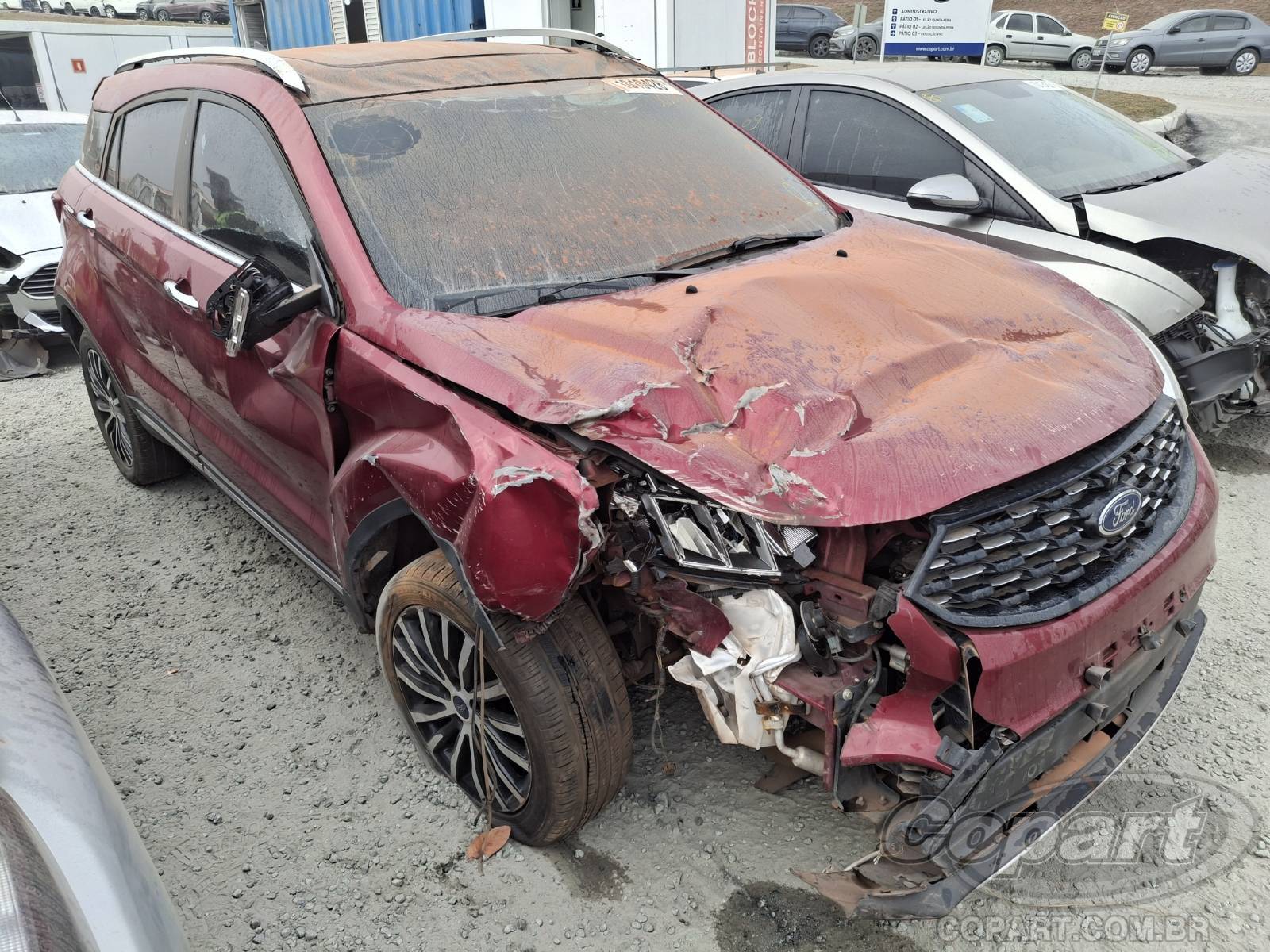 Veículo Ford Territory FORD TERRITORY TITANIUM 1.5 16V TURBO 2020/2021 2021 em leilão