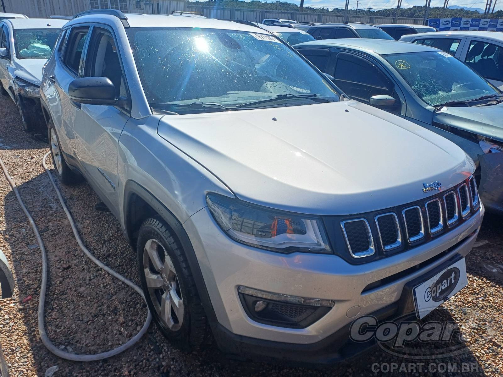 Veículo Jeep Compass Jeep Compass Sport 2.0 16V Tigershark 2018 Enchente Médio 2018 em leilão
