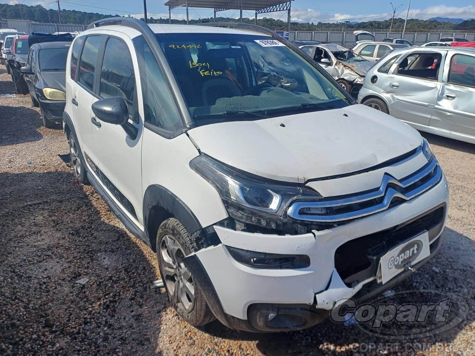 Veículo Citroën AIRCROSS Citroen Aircross Live 1.6 16V VVT 2019 Pequena Monta 2019 em leilão