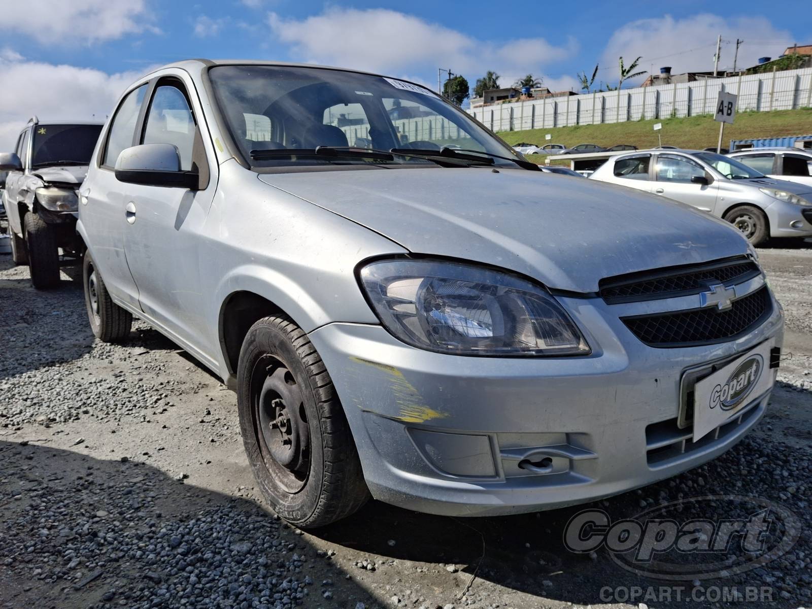 Chevrolet Celta LT 1.0 VHC E FlexPower 2012 Colisão Média Monta