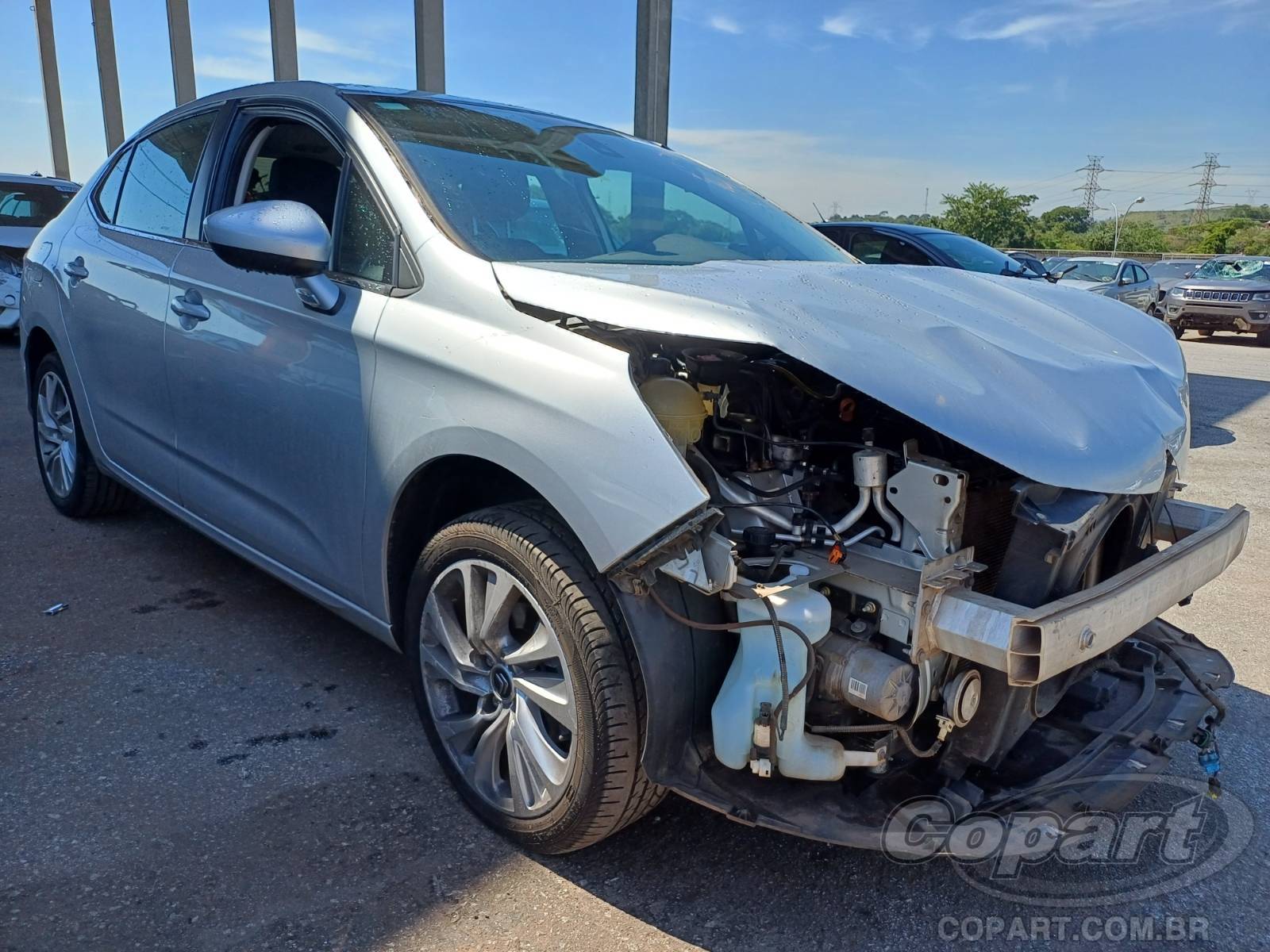 Citroen C4 Lounge Tendance 2.0 16V 2015 Colisão Frontal