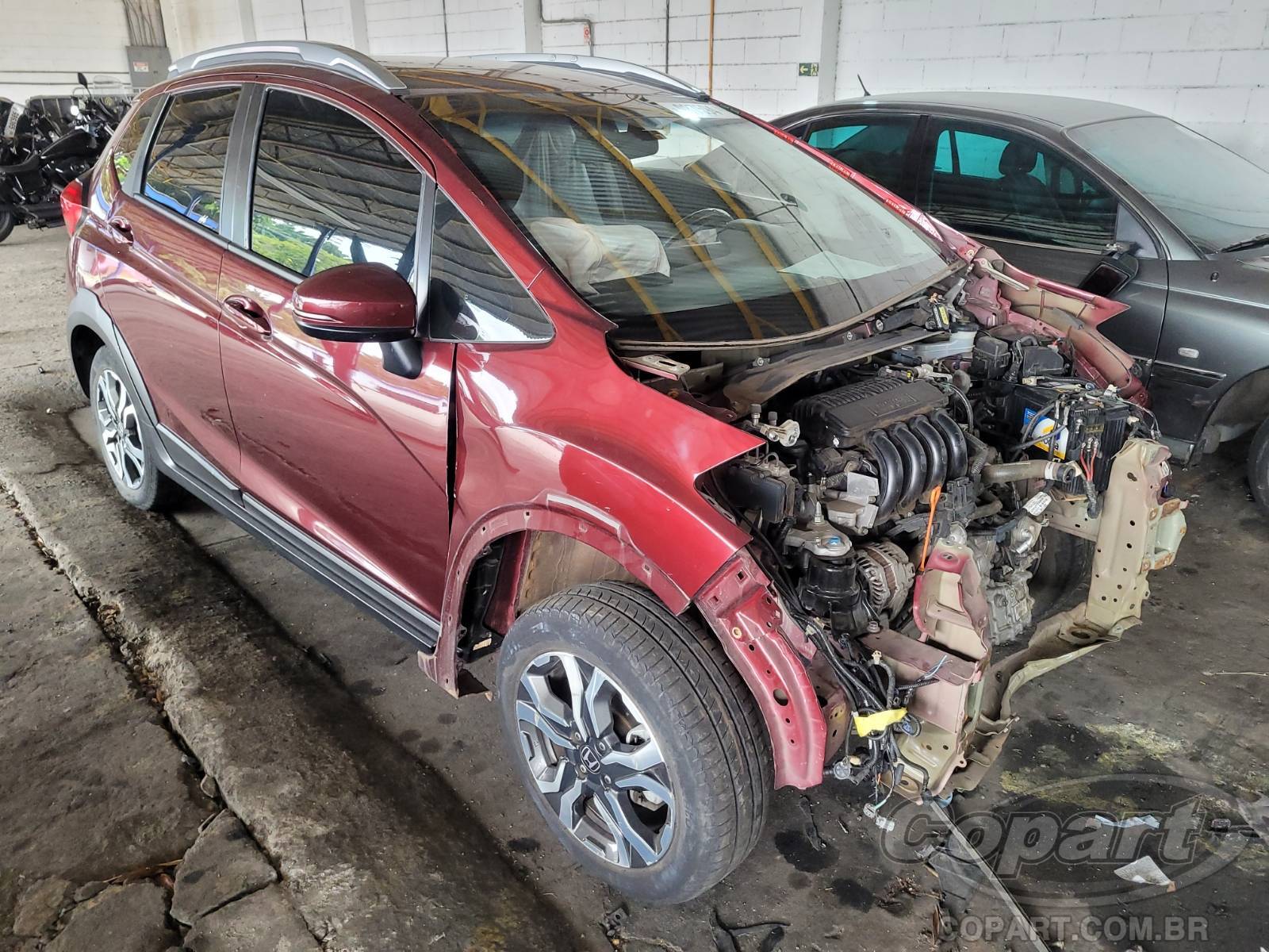 Veículo Honda WR-V Honda WR-V EXL 1.5 16V i-VTEC 2020 Colisão Média Monta 2020 em leilão