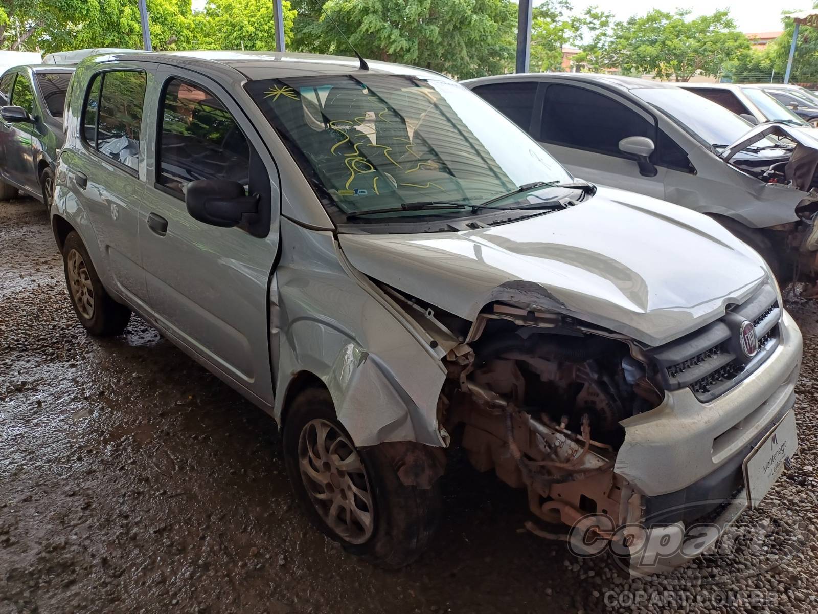 Fiat Uno Drive 1.0 Firefly 2018 Colisão Média Monta