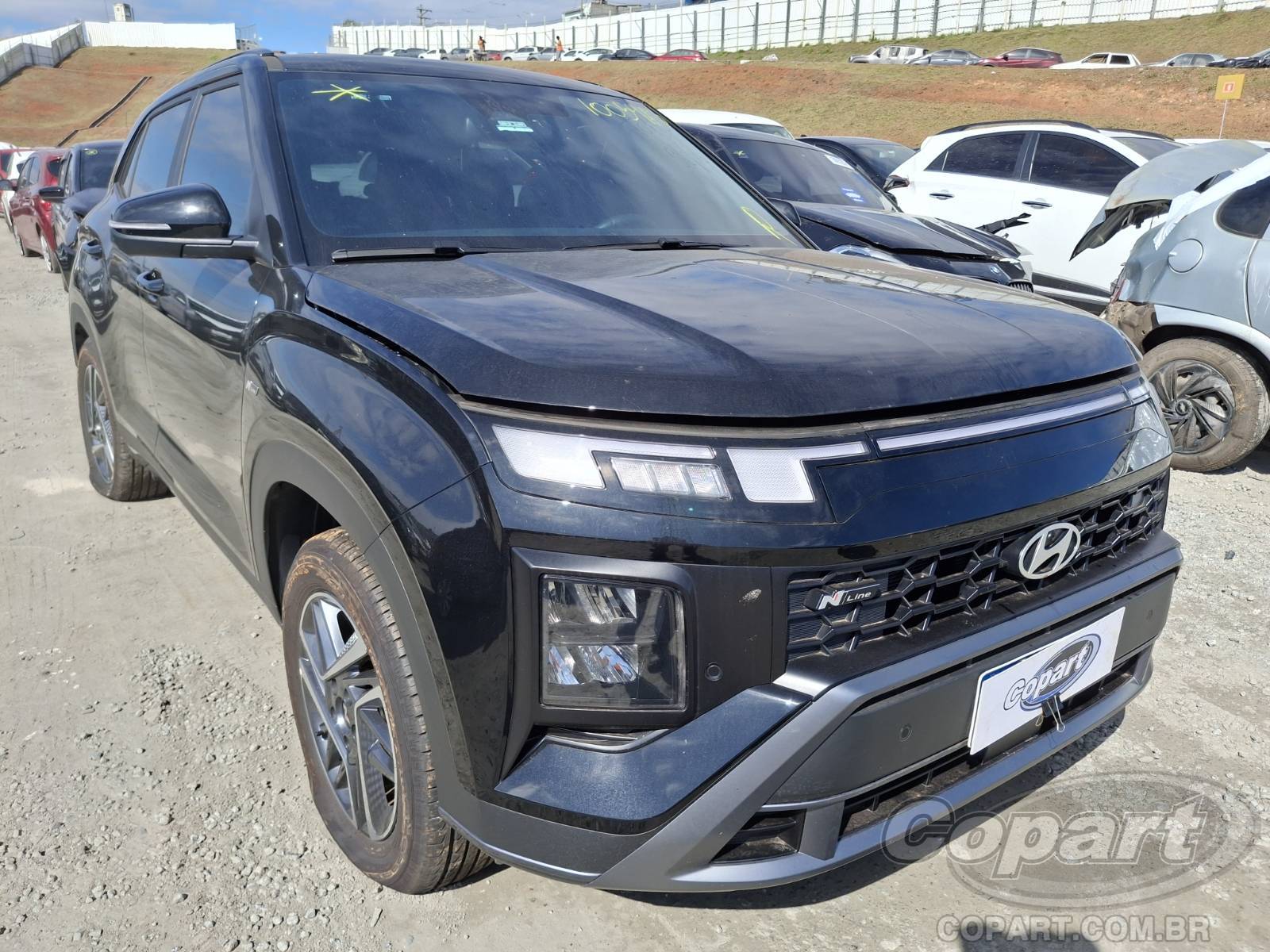 Veículo Hyundai Creta 2024 HYUNDAI CRETA N LINE 1.0 TGDI TURBO FLEXIVEL ALCOOL/GASOLINA 2025 em leilão
