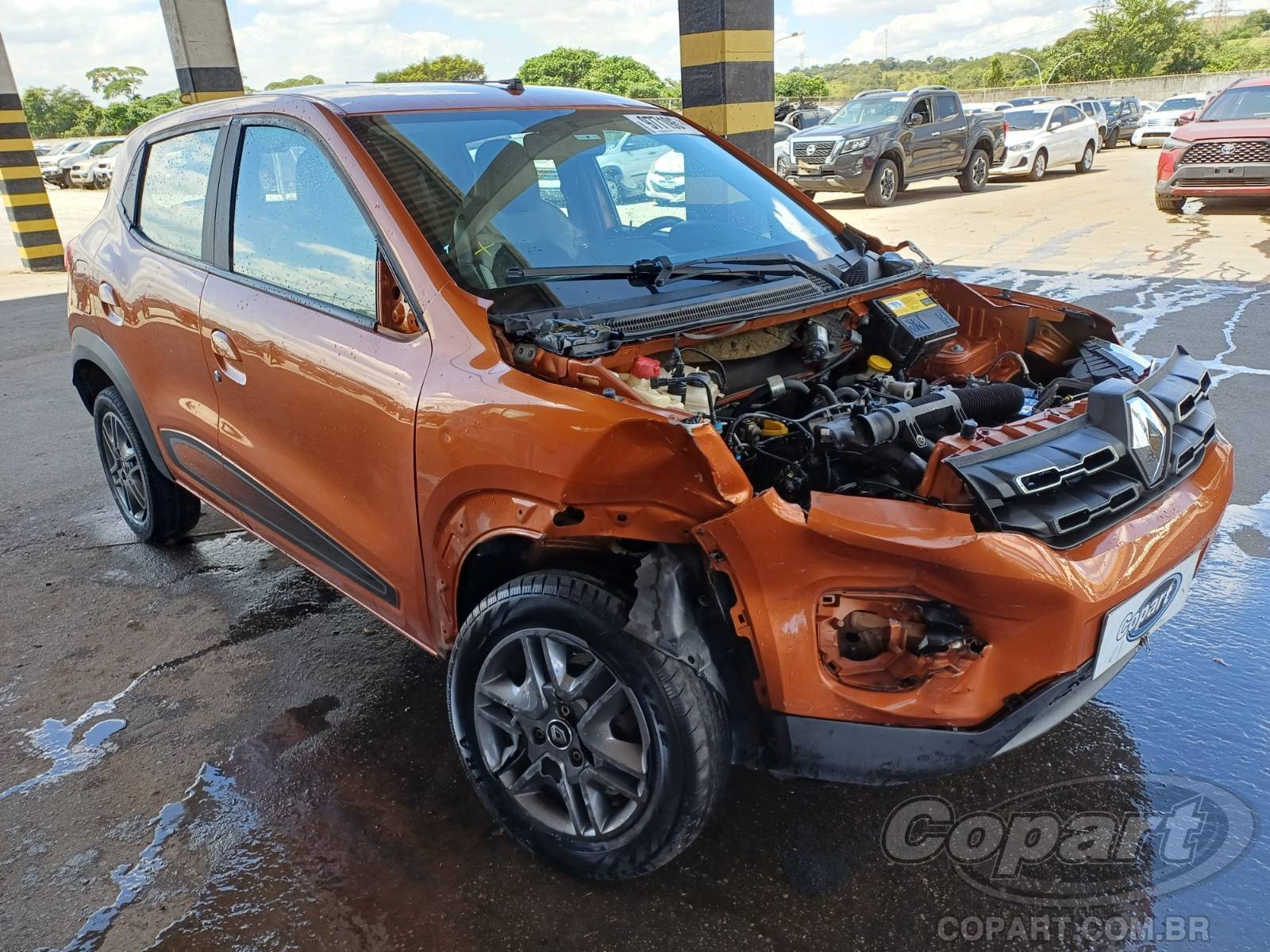 Renault Kwid Intense 1.0 SCe 2018 Colisão Média Monta