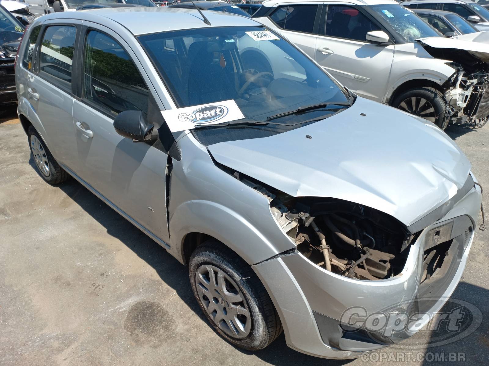 Ford Fiesta Flex 1.0 RoCam 2014 Colisão Média Monta