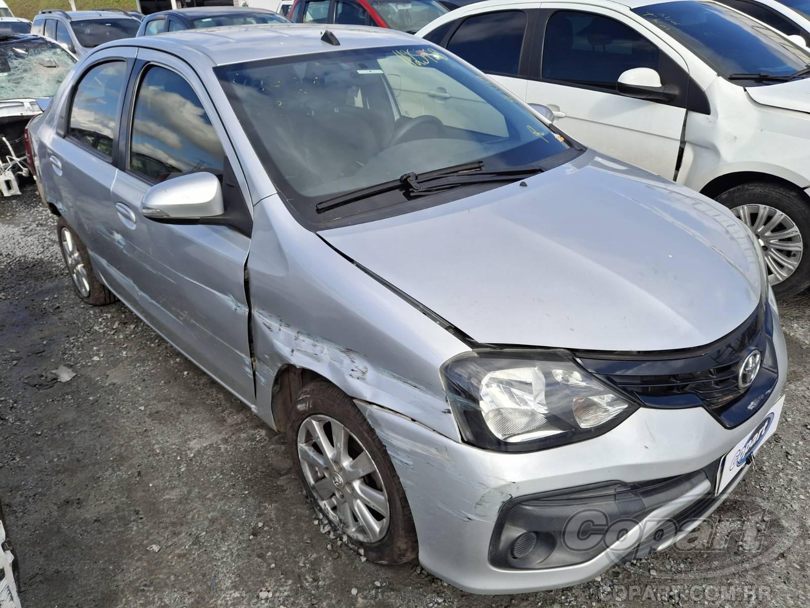 Veículo Toyota ETIOS SEDA Toyota Etios Seda X Plus AT 1.5 16V Dual VVT-i 2019 2019 em leilão