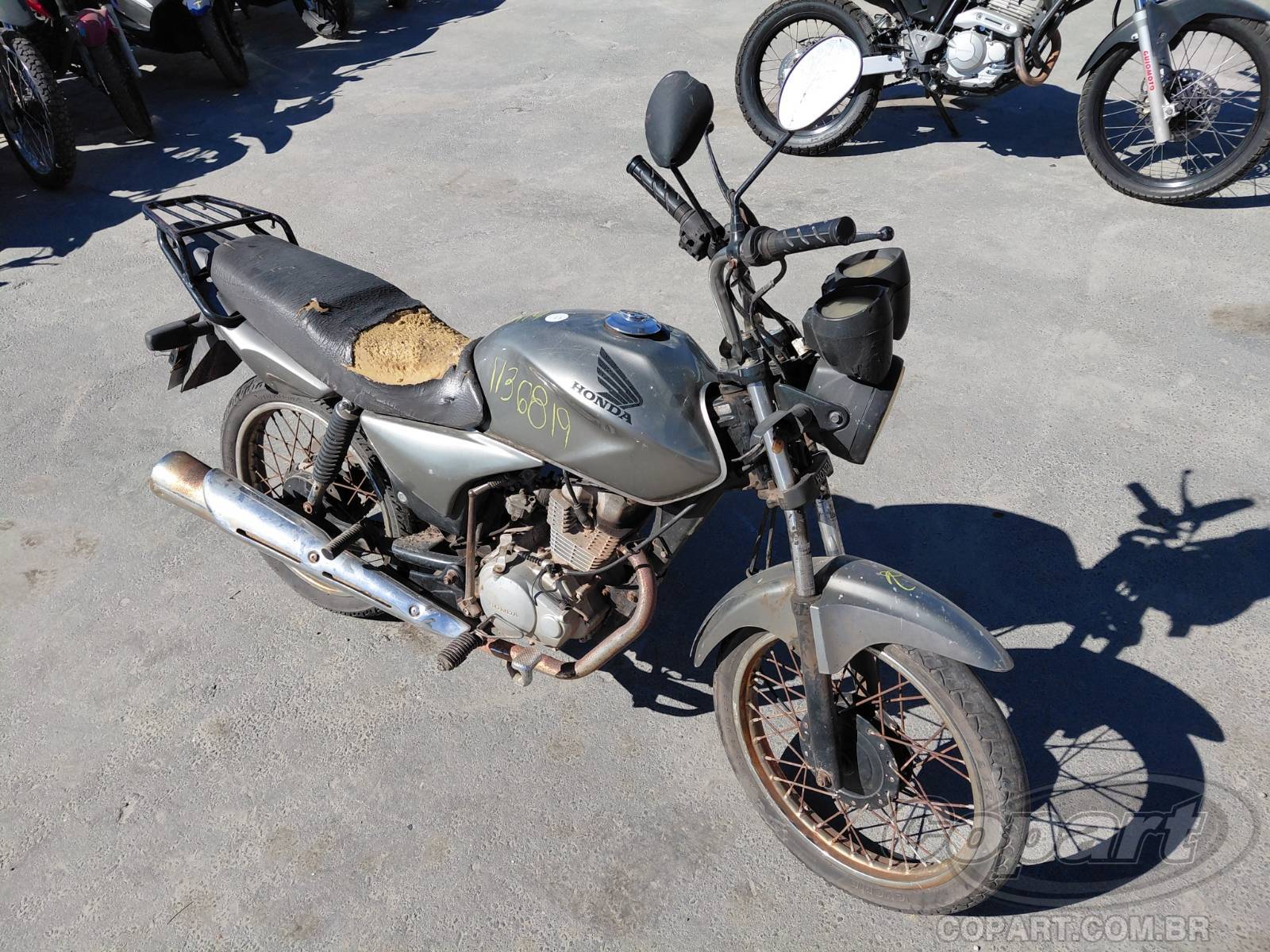 Honda CG 150 2008 em leilão
