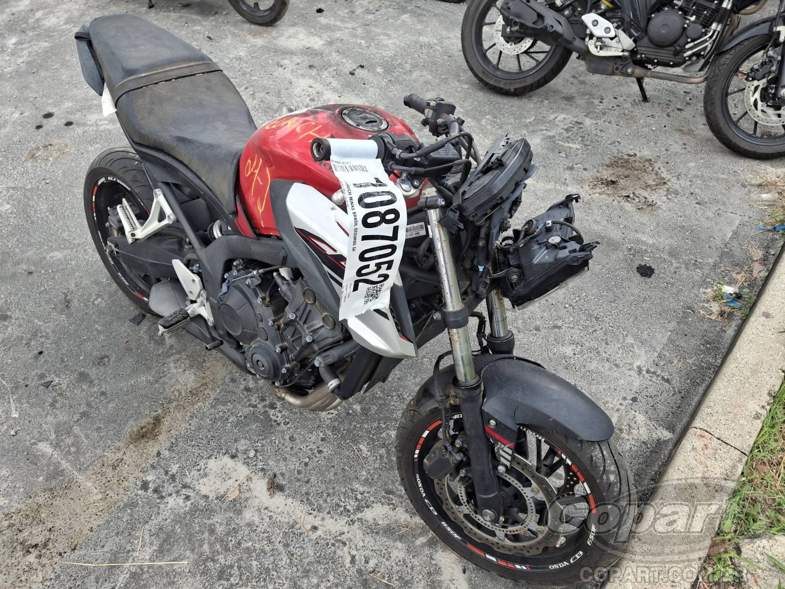 Veículo HONDA Honda HONDA CB 650 F 2018 em leilão