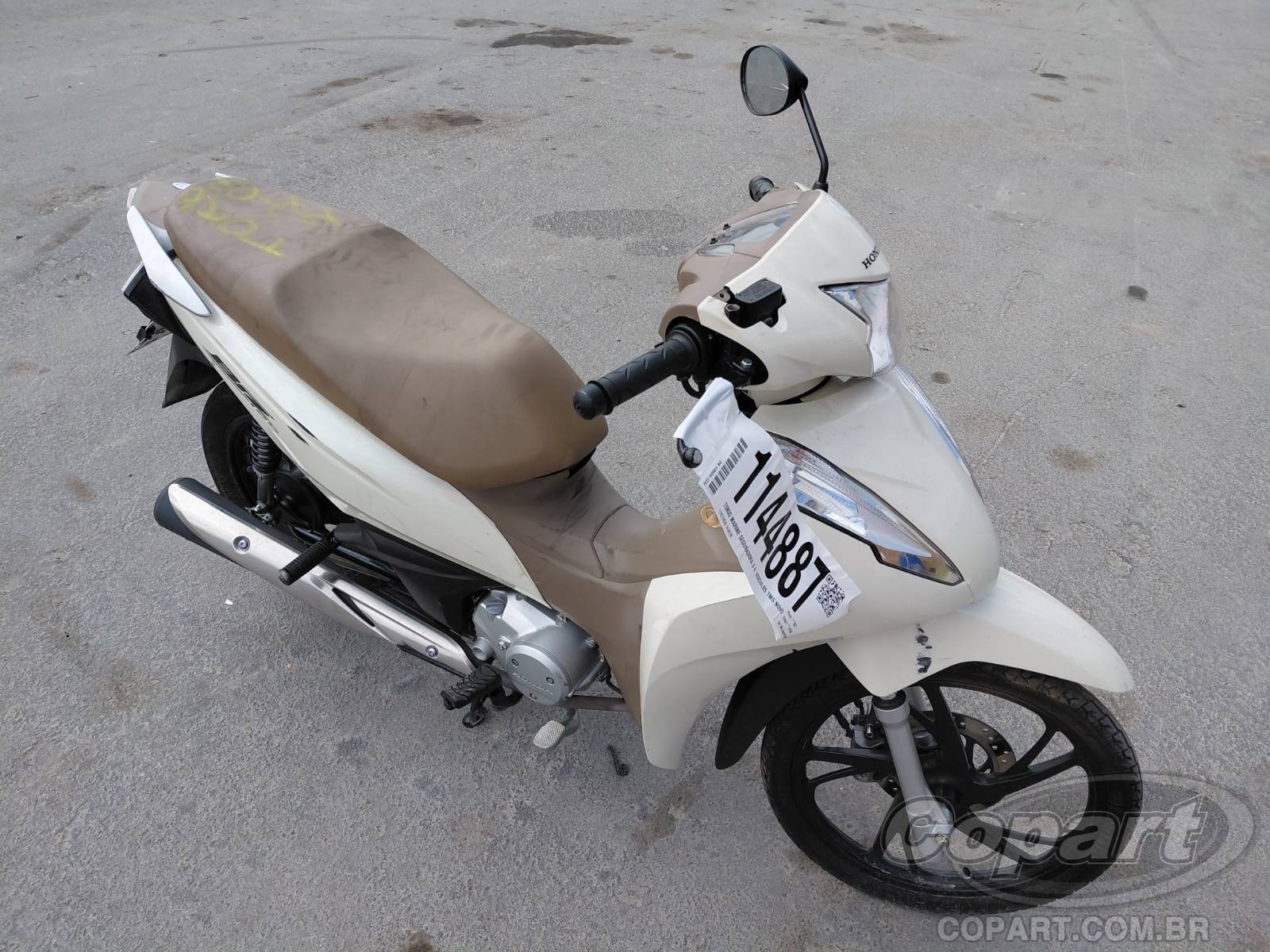 Honda BIZ 2023 em leilão