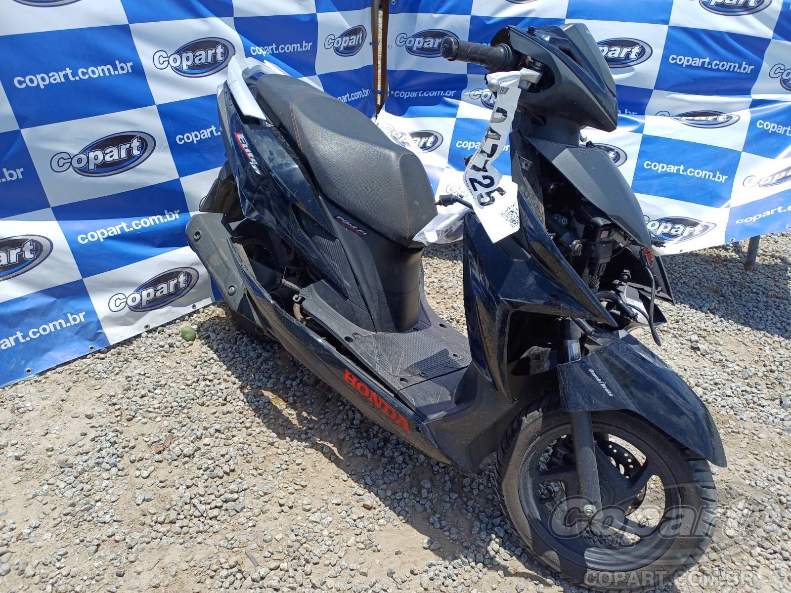 Veículo HONDA Elite Honda Elite 125 CBS V-Matic 2019 Médio Dano 2019 em leilão