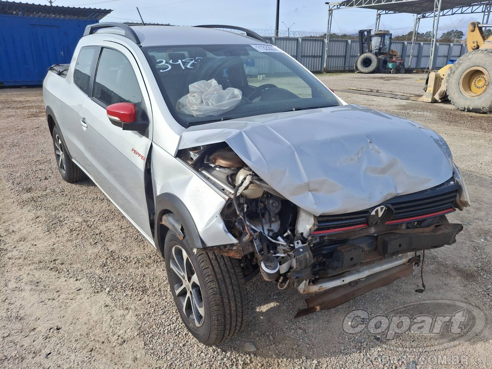 Veículo VW - VolksWagen Saveiro Volkswagen Saveiro CD 1.6 MSI 2018 em leilão