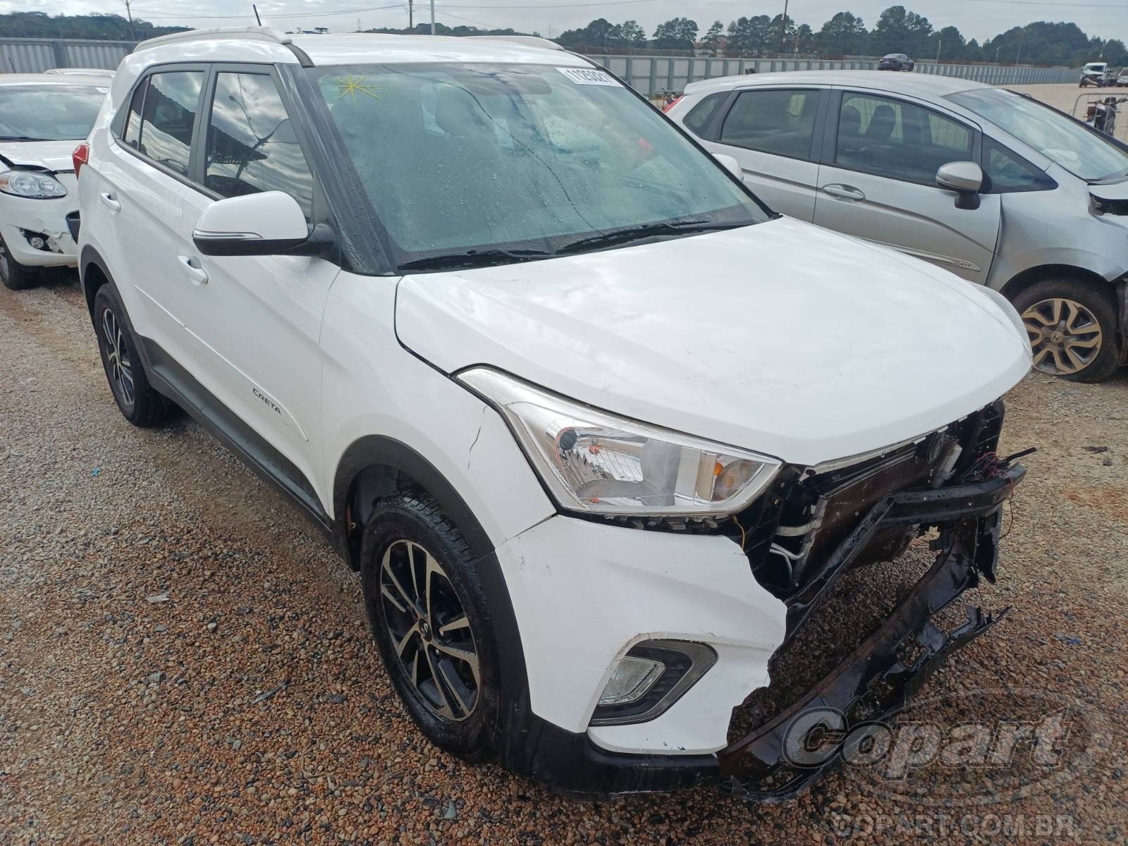 Veículo Hyundai Creta HYUNDAI CRETA 2021 Creta Attitude 1.6 16V CVVT Colisão 2021 em leilão