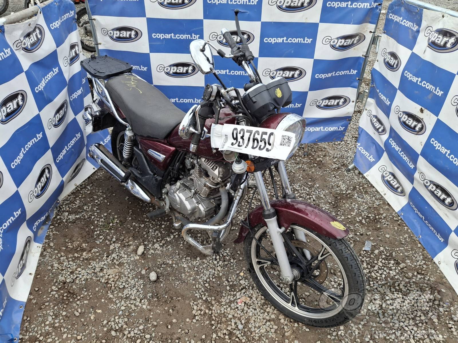Haojue Chopper Road 150 2020 Médio Dano