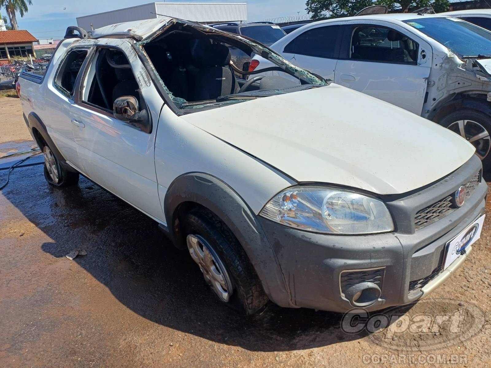Veículo Fiat Strada Fiat Strada CD Freedom 1.4 Evo 2019 Médio Dano 2019 em leilão