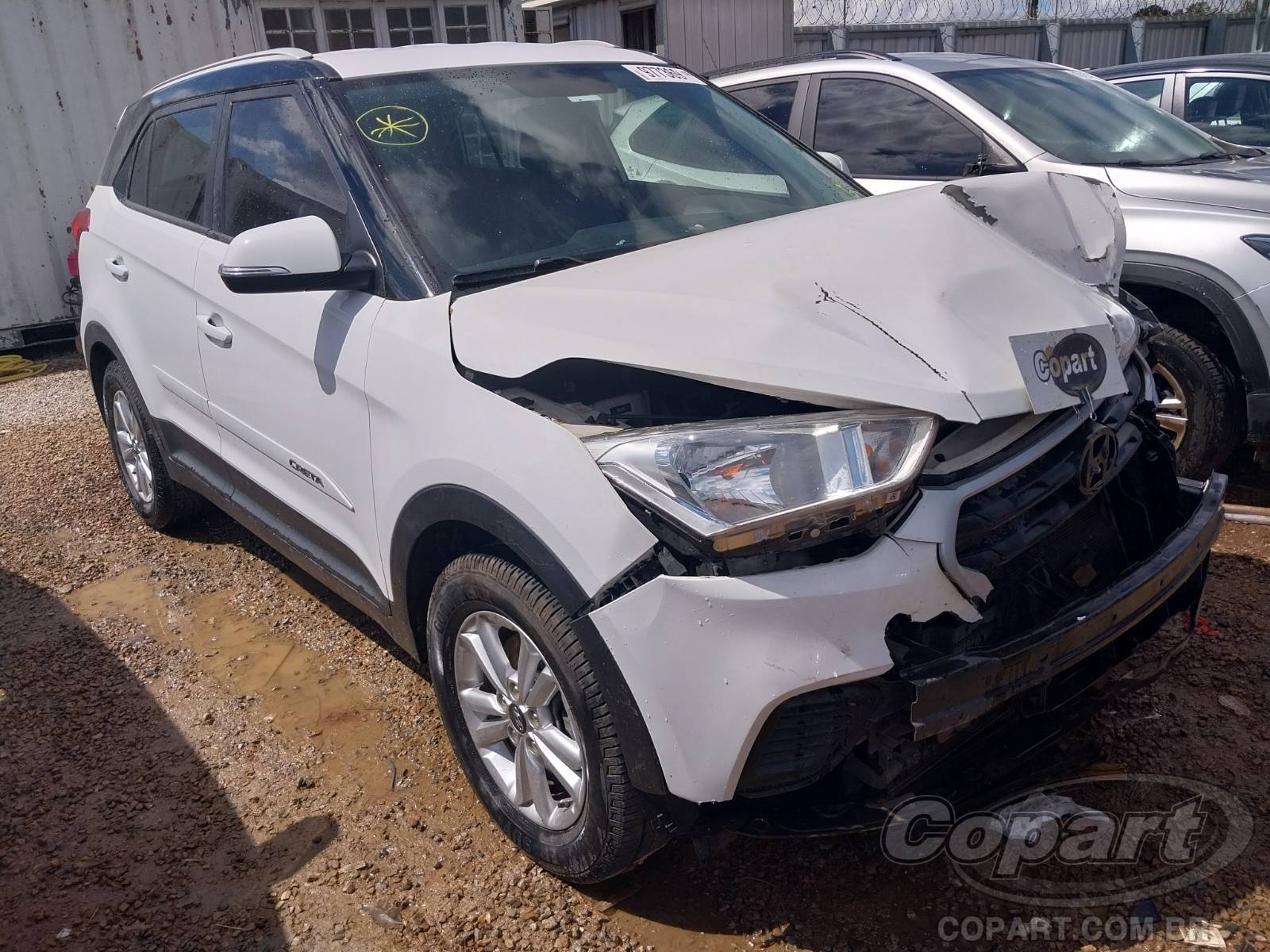 Veículo Hyundai Creta Hyundai Creta Attitude 1.6 16V CVVT 2017 Colisão Frontal 2017 em leilão