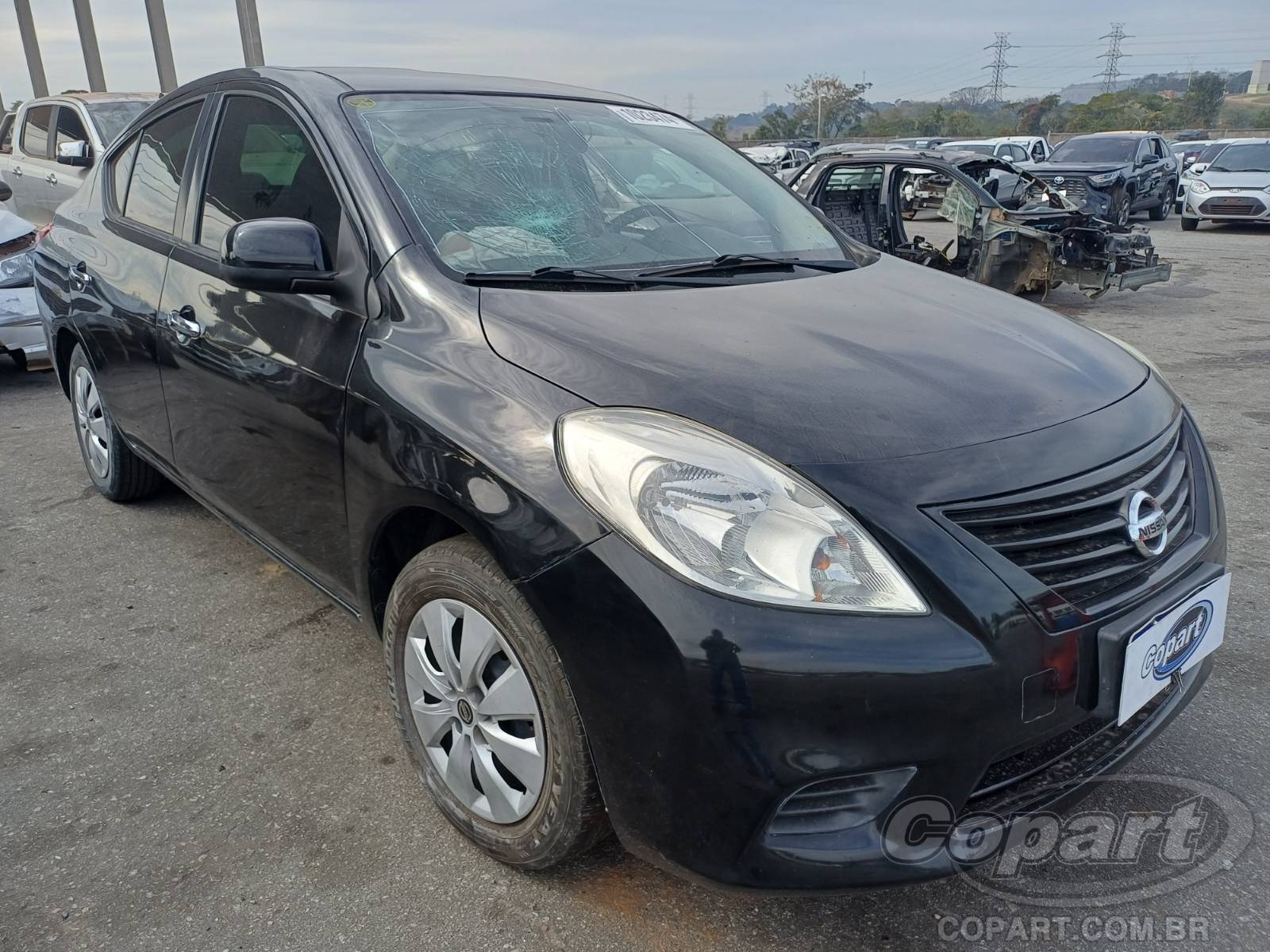 Veículo Nissan Versa 2012 NISSAN VERSA SV 1.6 16V 2013 em leilão