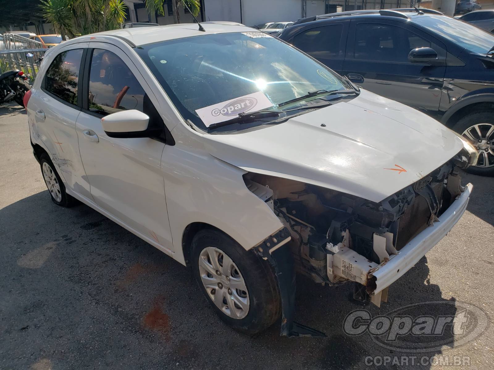 Veículo Ford Ka Ford Ka SE 1.0 12V 2018 Colisão Média Monta 2018 em leilão
