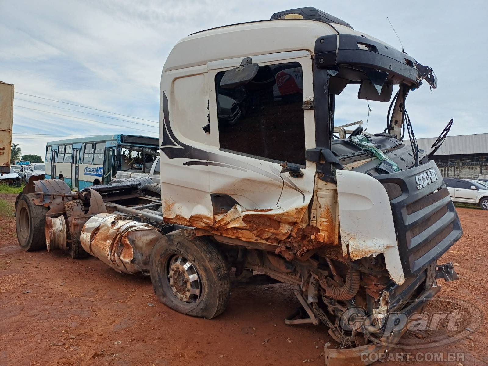 Veículo SAAB-SCANIA Scania SCANIA G 380 2008 Caminhão Colisão Média Monta 2008 em leilão