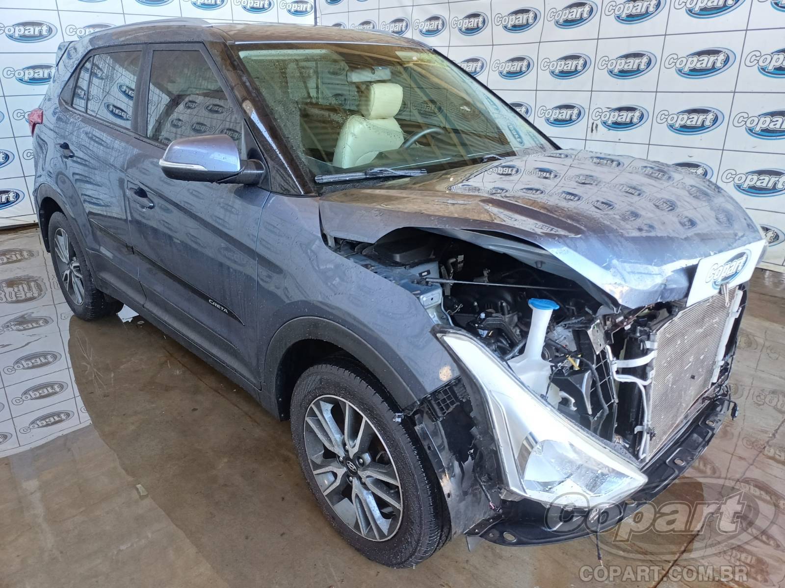 Hyundai Creta Pulse 1.6 16V CVVT 2017 Médio Dano