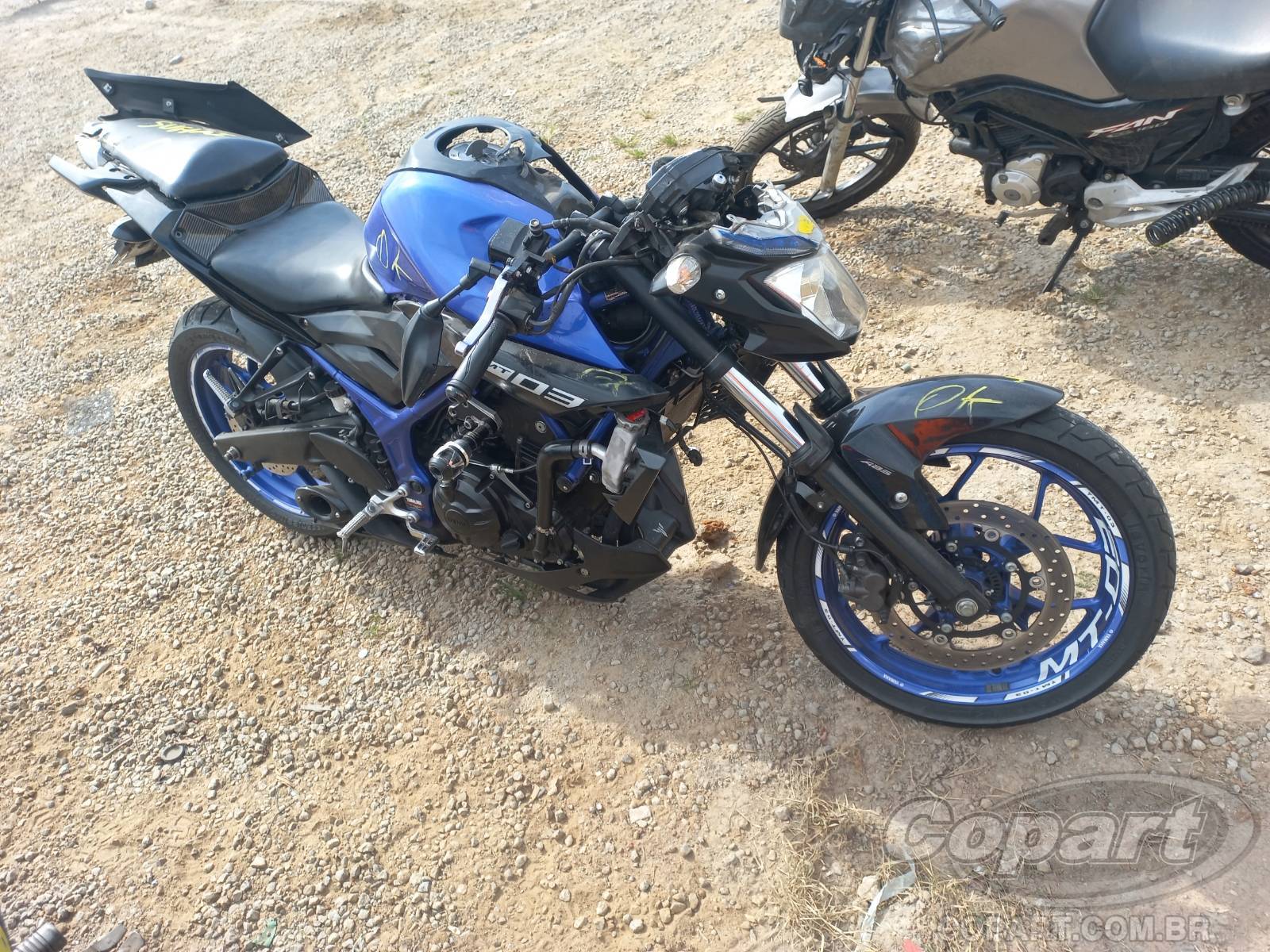 Veículo YAMAHA MT-03 2020 YAMAHA MT-03 2020 em leilão
