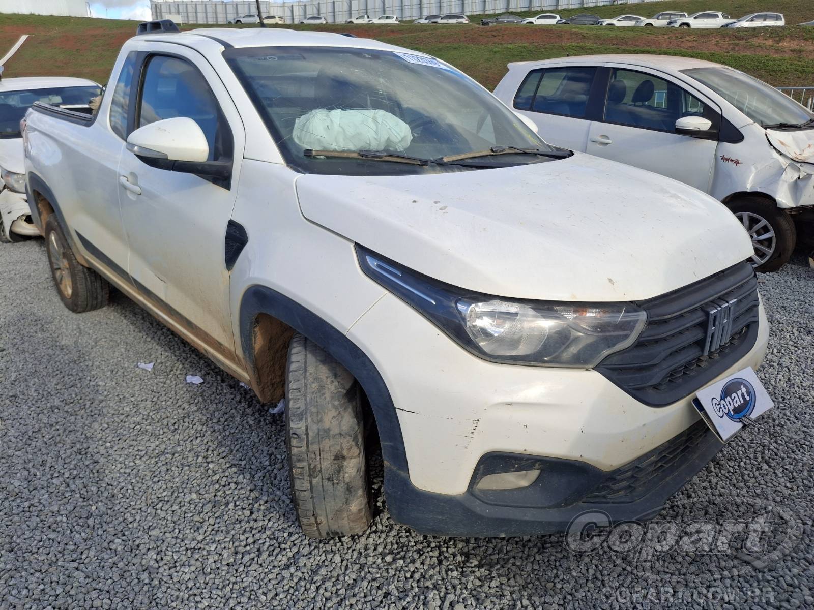Veículo Fiat Strada FIAT STRADA Freedom 1.3 Firefly 2020 Recuperável 2021 em leilão