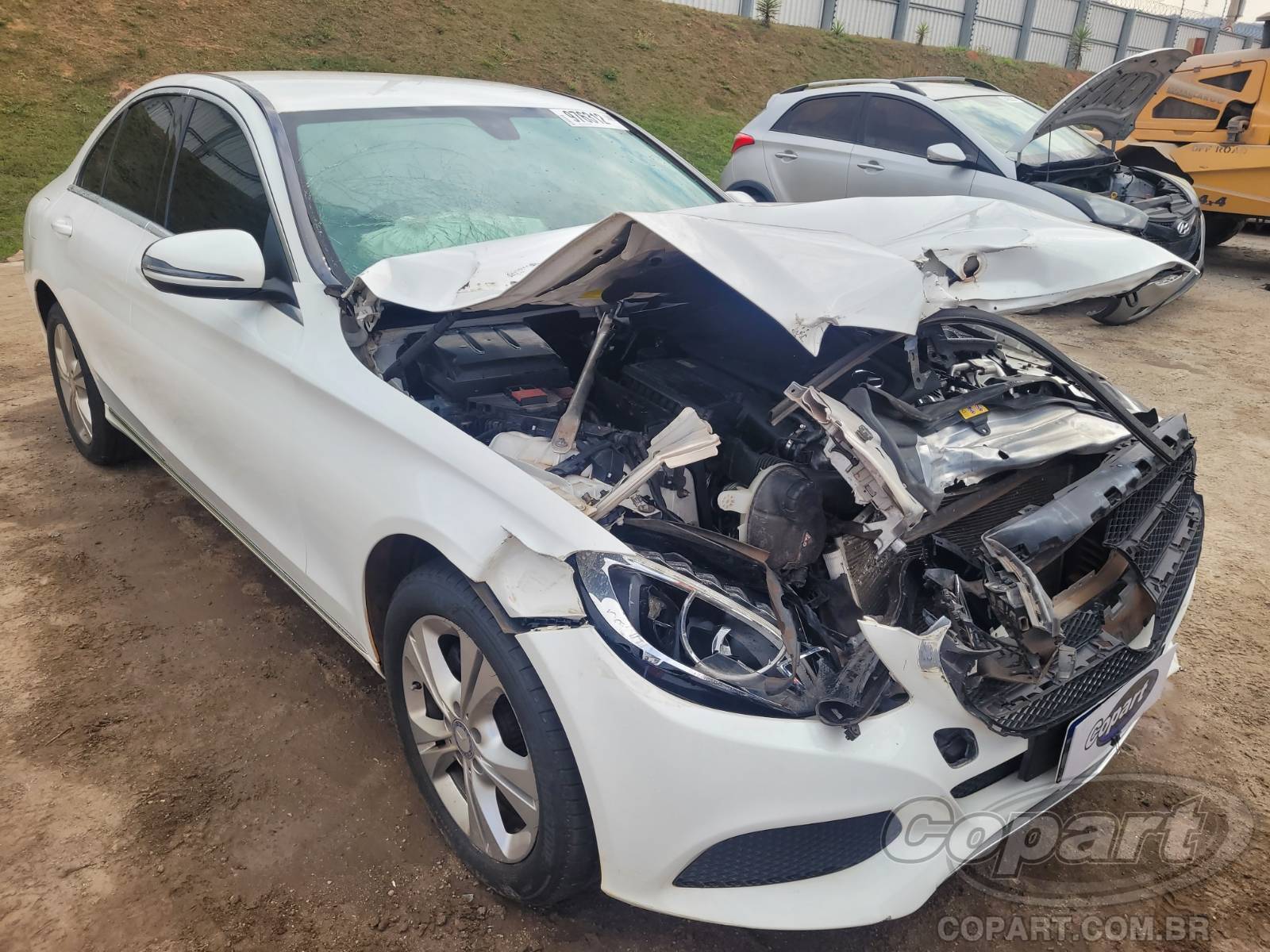 Veículo Mercedes-Benz Classe C MERCEDES BENZ CLASSE C 1.6 16V TURBO 2017 2017 em leilão