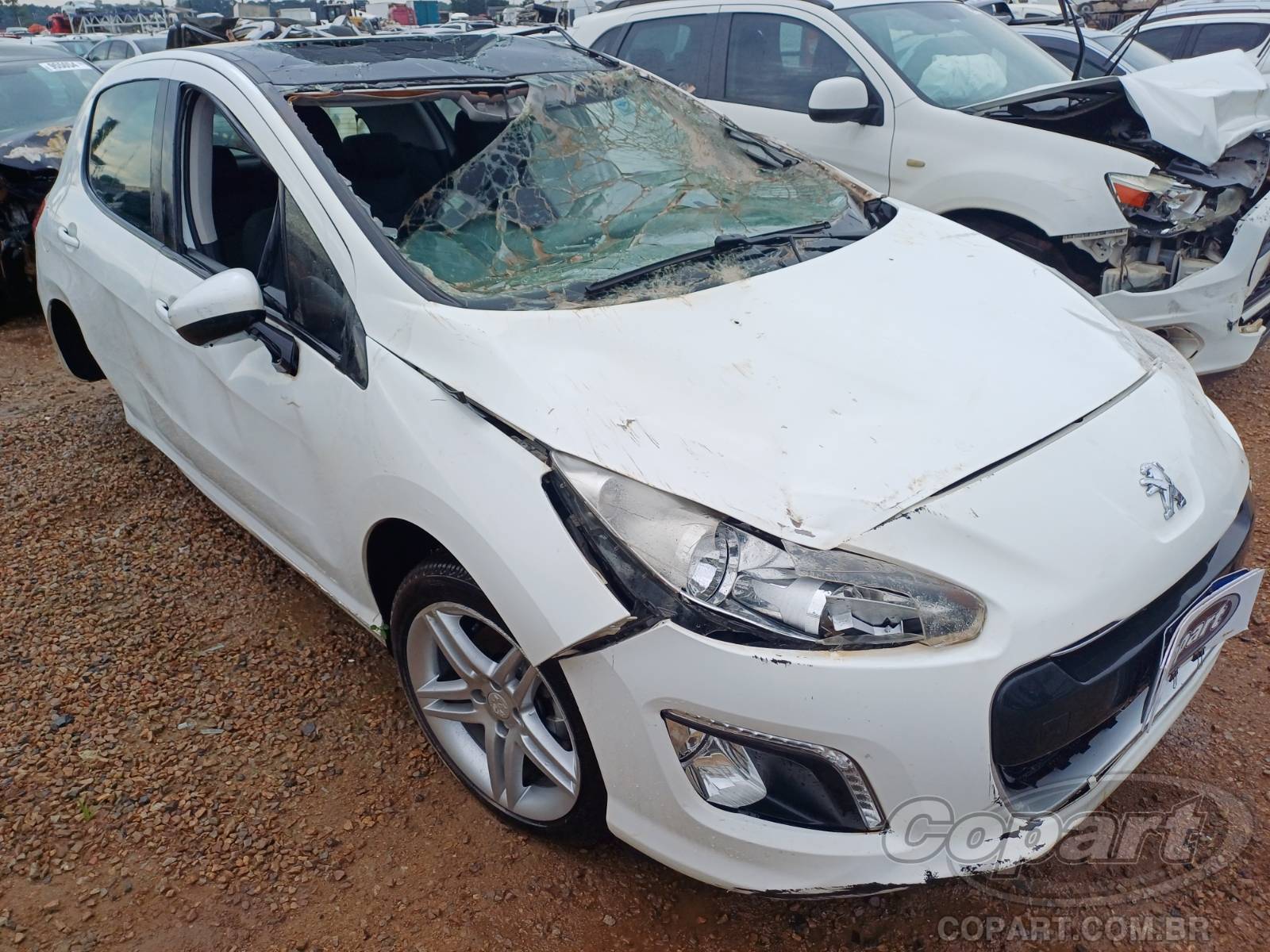 Veículo Peugeot 308 PEUGEOT 308 ALLURE 2.0 16V 2015 Colisão 2015 em leilão