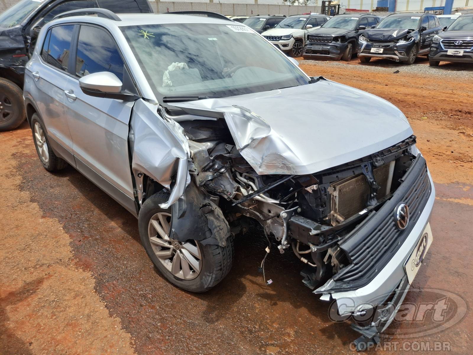 Veículo VW - VolksWagen Volkswagen Volkswagen T-Cross 2020 1.0 TSI Turbo Flex 2020 em leilão