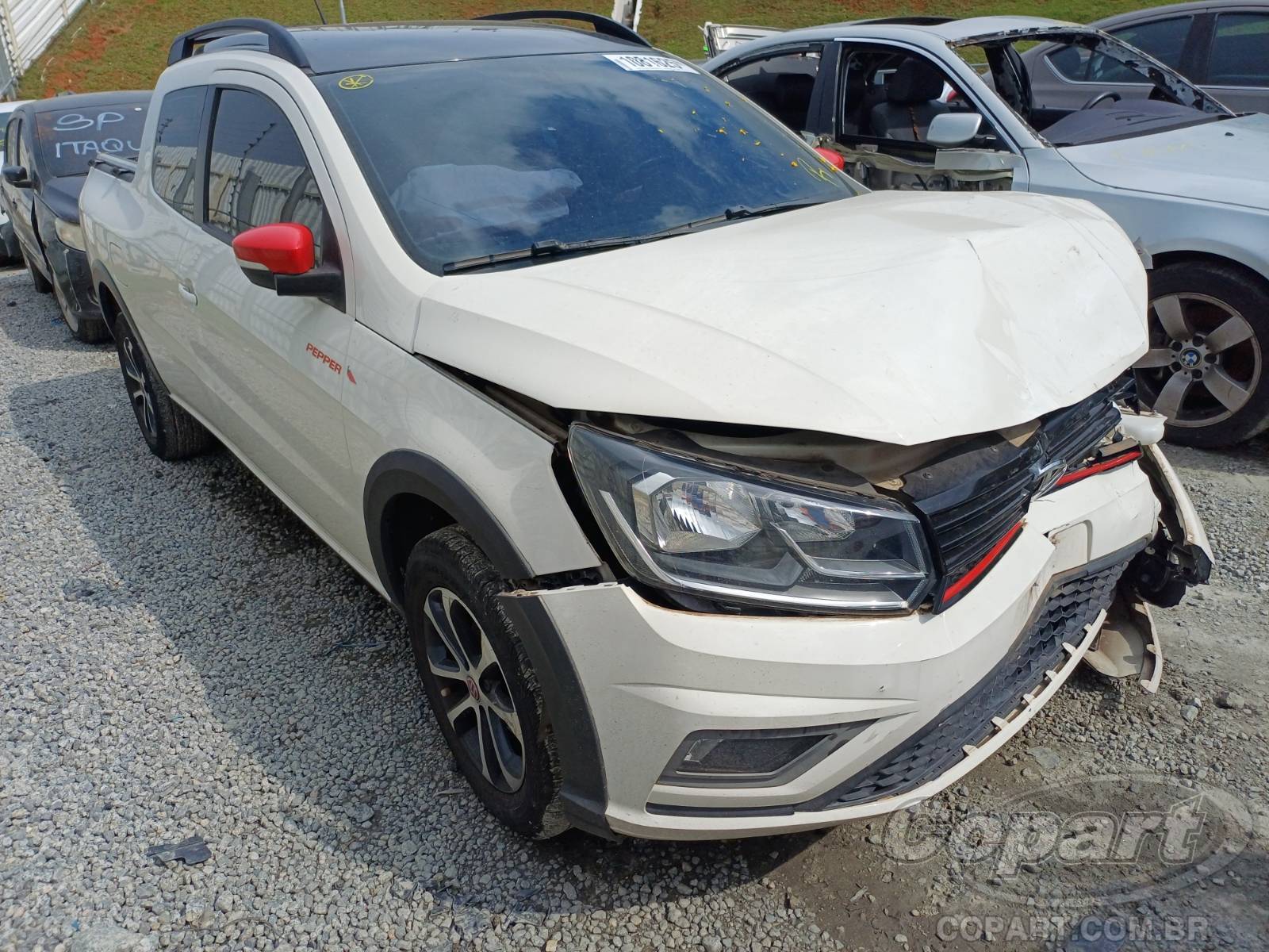 Veículo VW - VolksWagen Saveiro VOLKSWAGEN SAVEIRO CD 1.6 MSI 2018 2018 em leilão