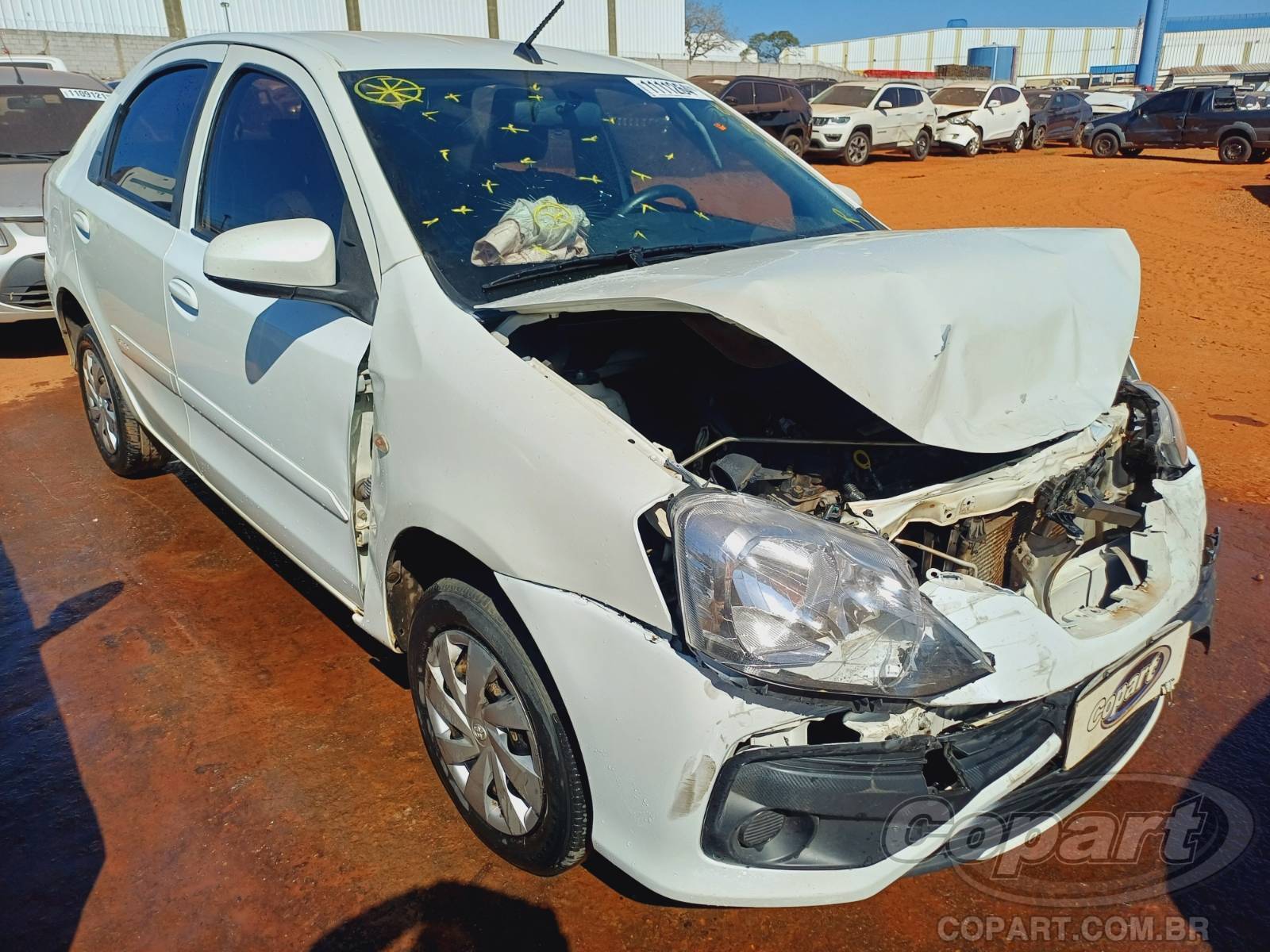 Veículo Toyota Etios Toyota Etios Seda X AT 1.5 16V Dual VVT-i 2018 2018 em leilão