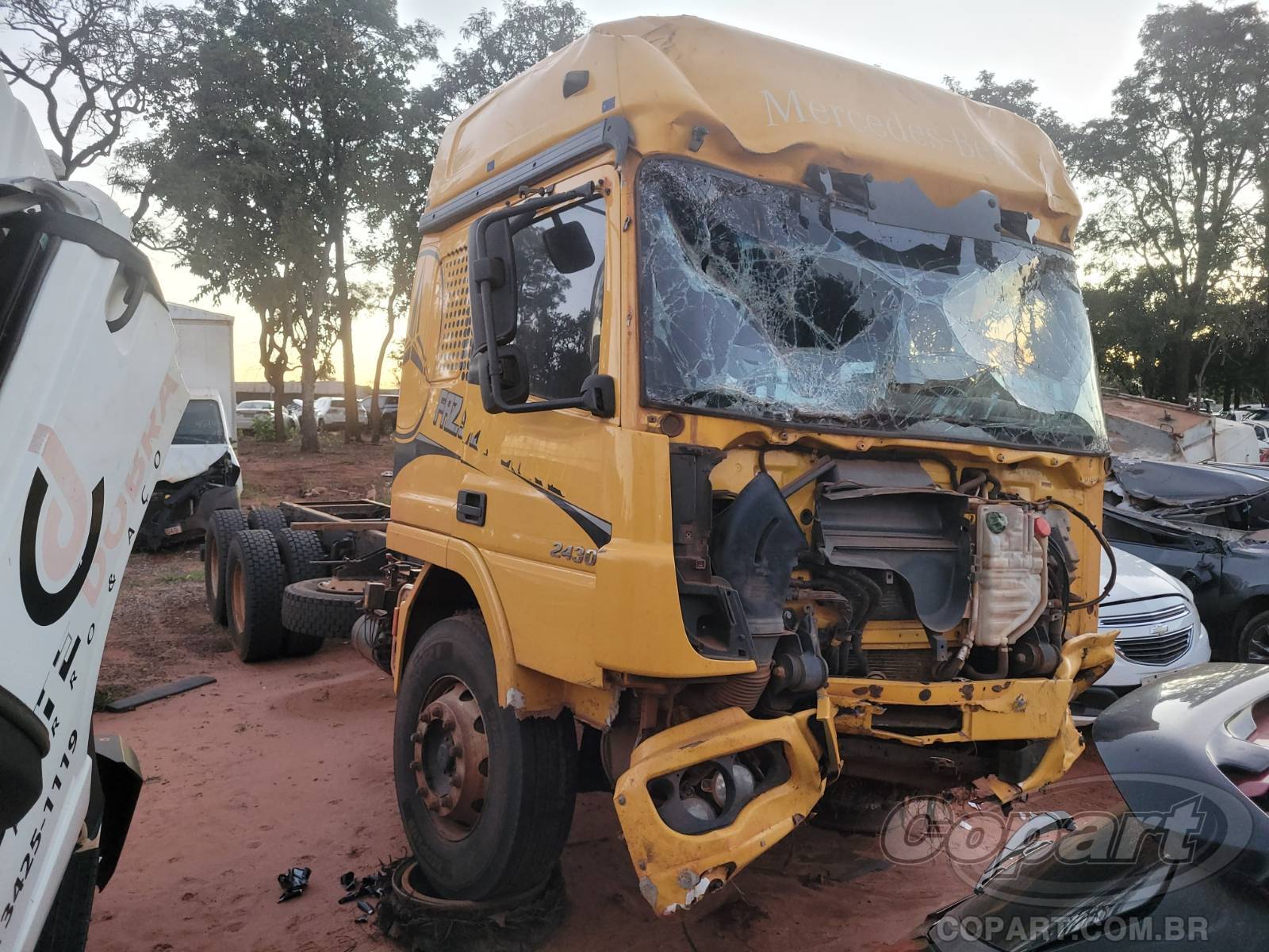 Veículo MERCEDES-BENZ Atego MERCEDES BENZ ATEGO 2018 Caminhão Conservado 2018 em leilão