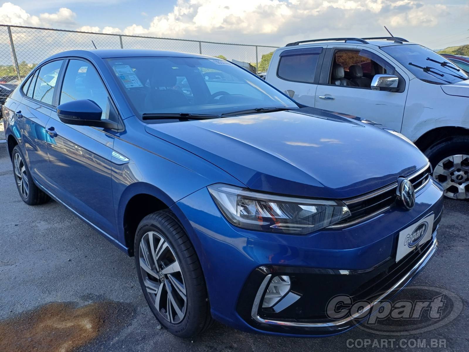 Veículo VW - VolksWagen Virtus Volkswagen Virtus Highline 1.0 12V TSI Turbo 2024 Colisão Média Monta 2025 em leilão