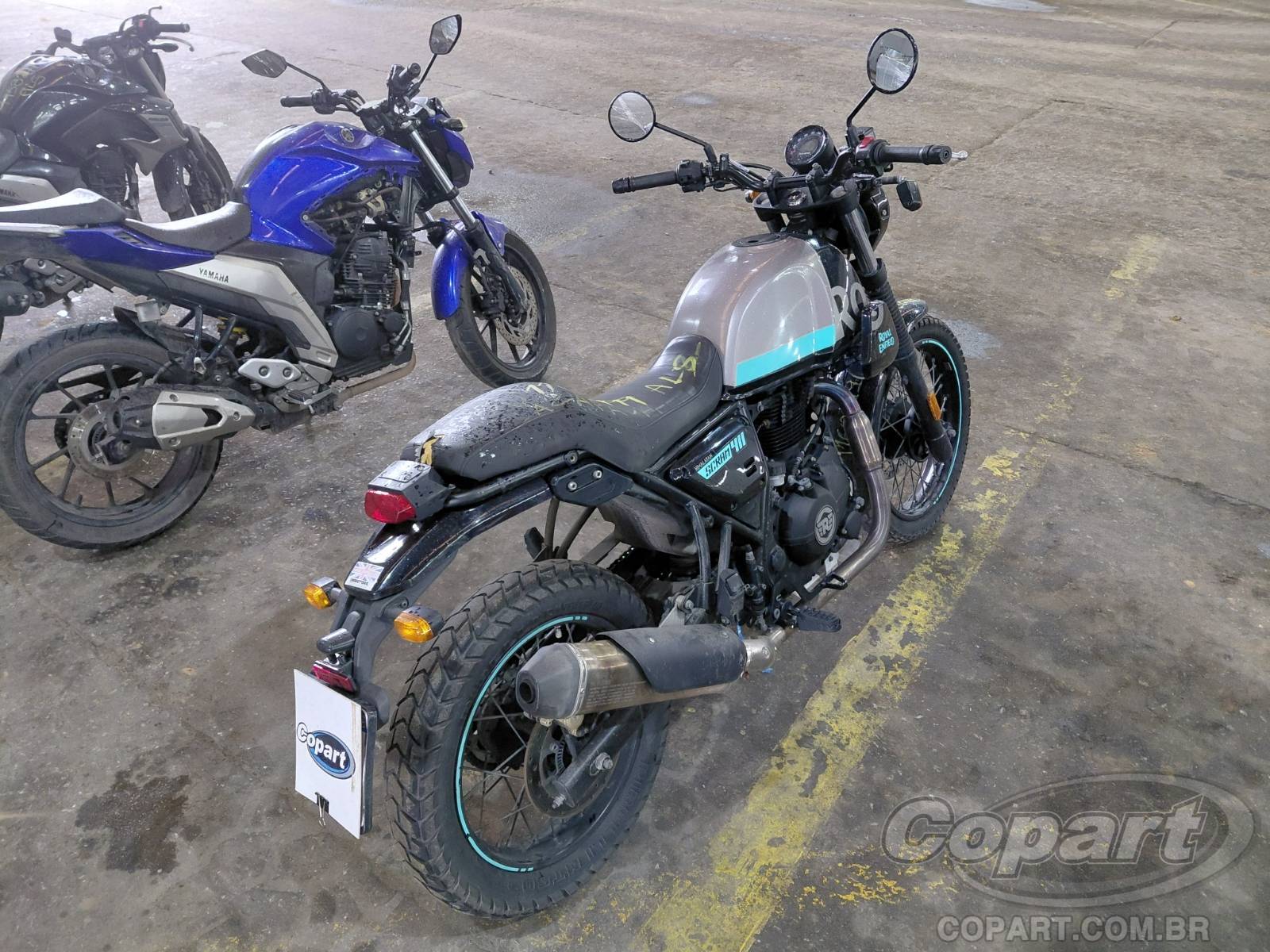 2024 ROYAL ENFIELD SCRAM — leilão em Caçapava/SP (foto 4)
