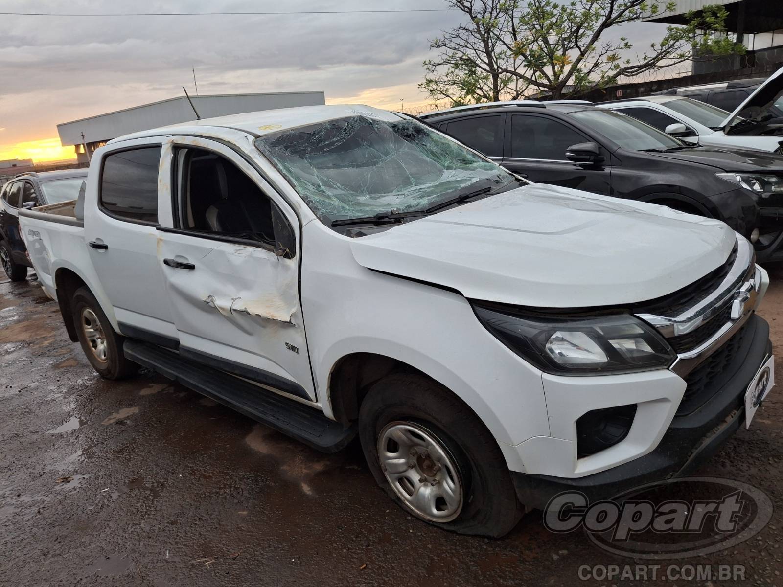 Veículo CHEVROLET S10 CHEVROLET S10 CABINE DUPLA LS 2.8 CTDI 2021 2021 em leilão