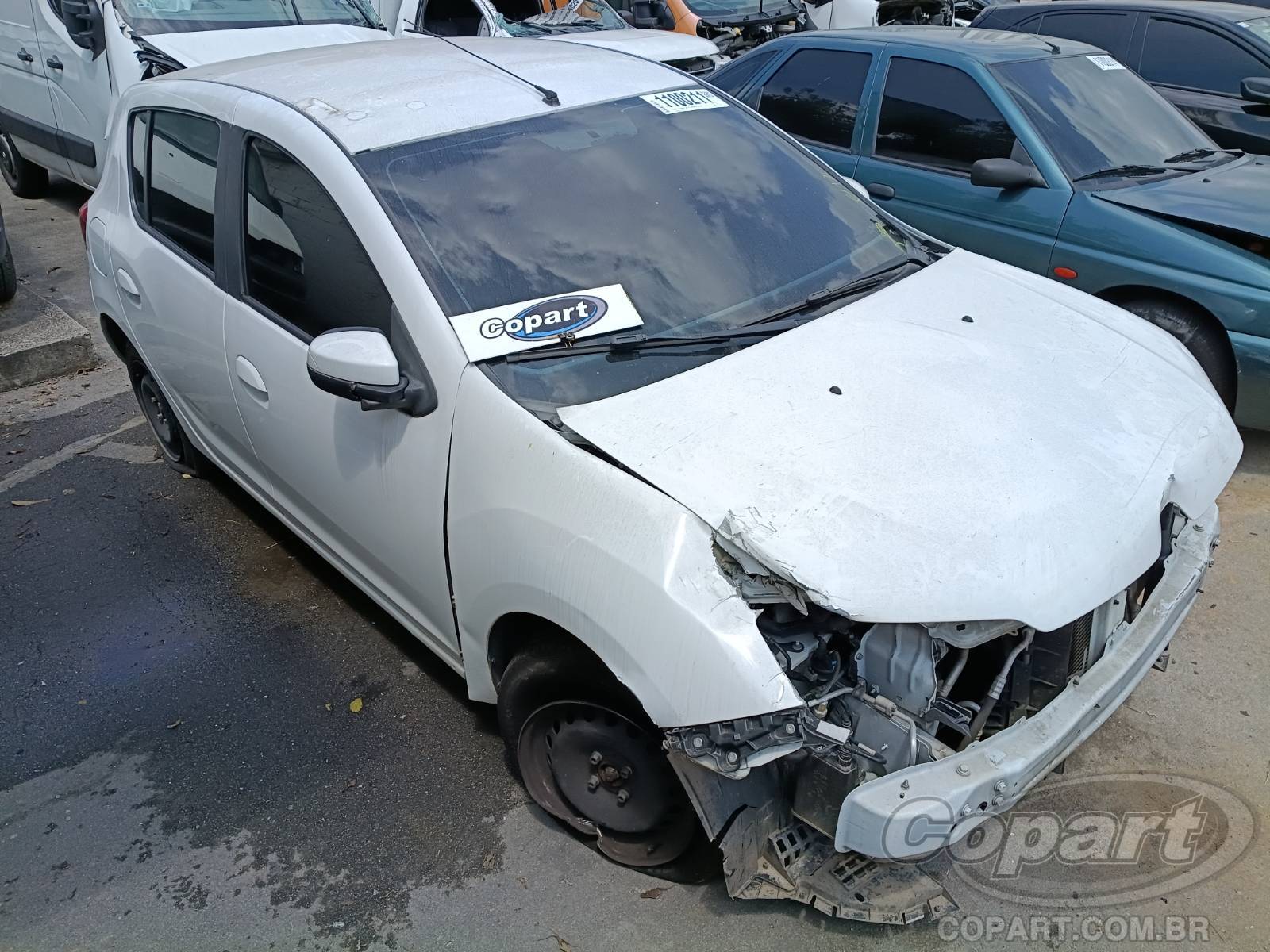 Veículo Renault Sandero Renault Sandero Expression 1.6 16V SCe 2019 Colisão 2019 em leilão