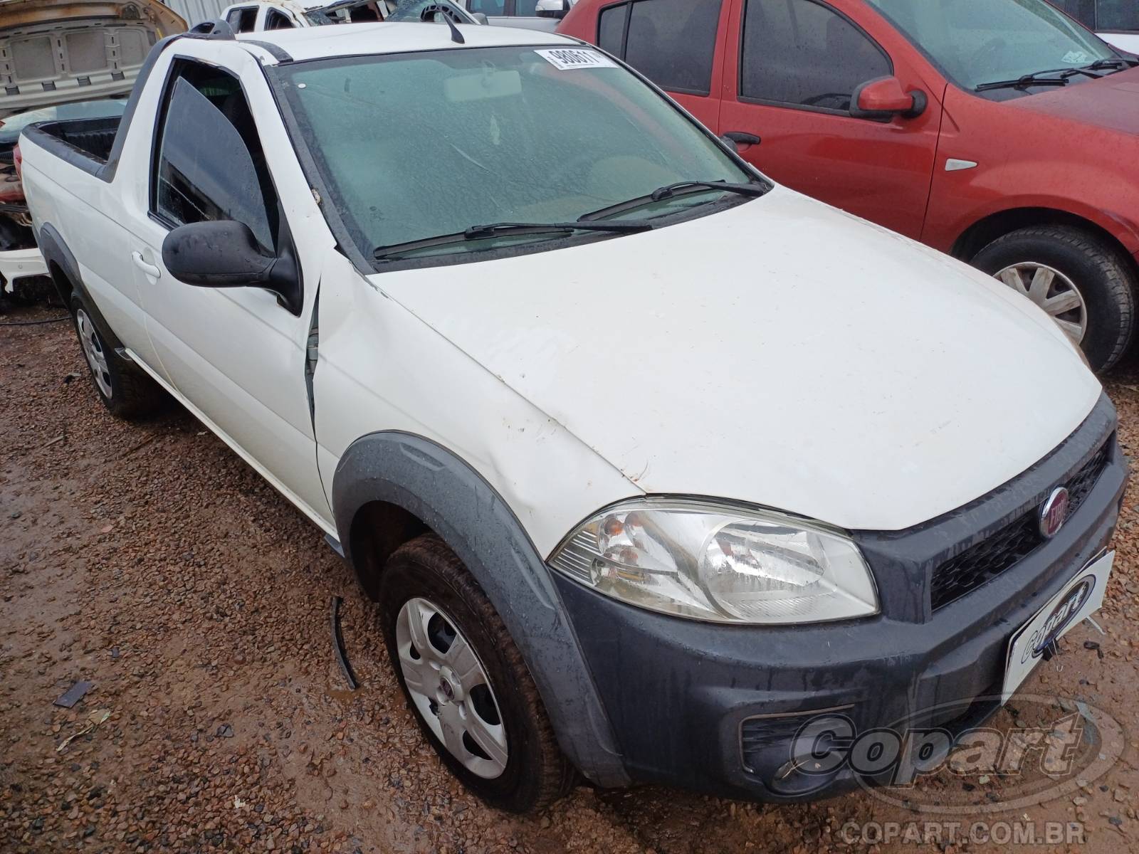 Veículo Fiat Strada Fiat Strada Hard Working 1.4 Evo 2017 Colisão Média Monta 2017 em leilão