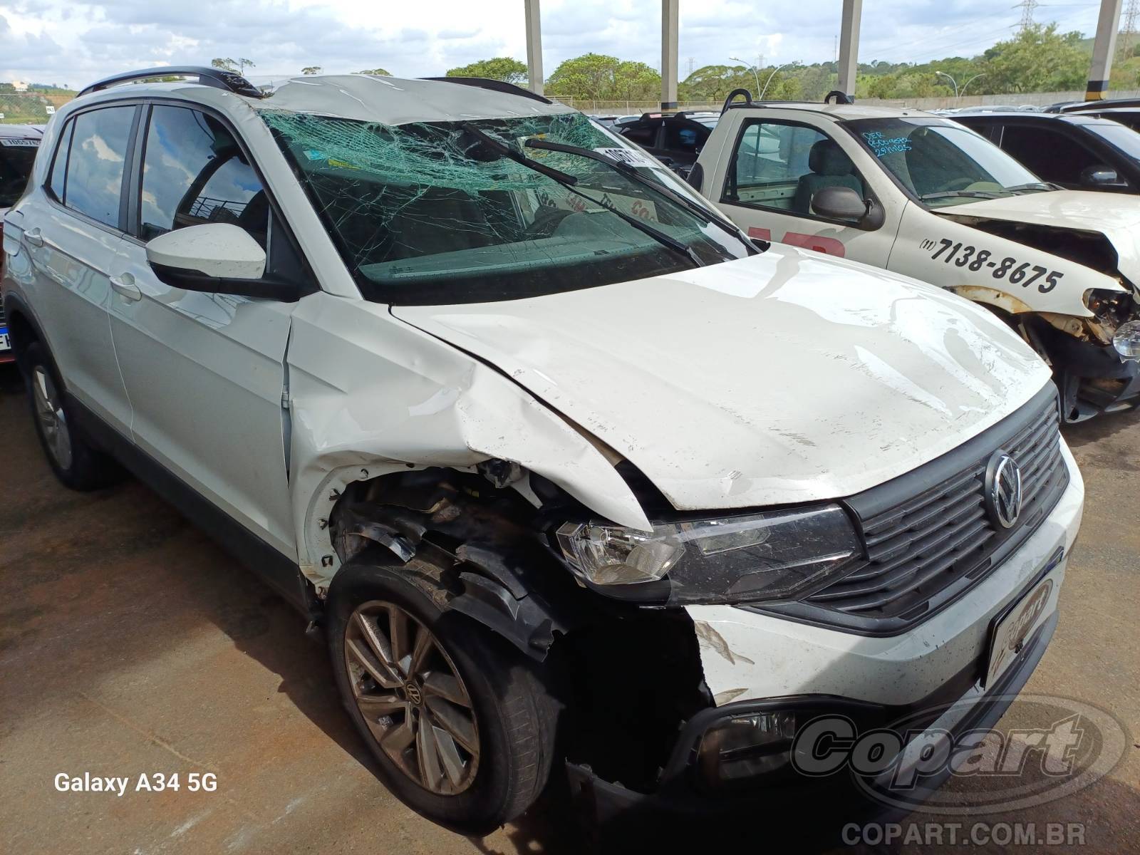 Veículo VW - VolksWagen Volkswagen Volkswagen T-Cross 2020 Sense 200 1.0 12V Turbo Flex 2020 em leilão