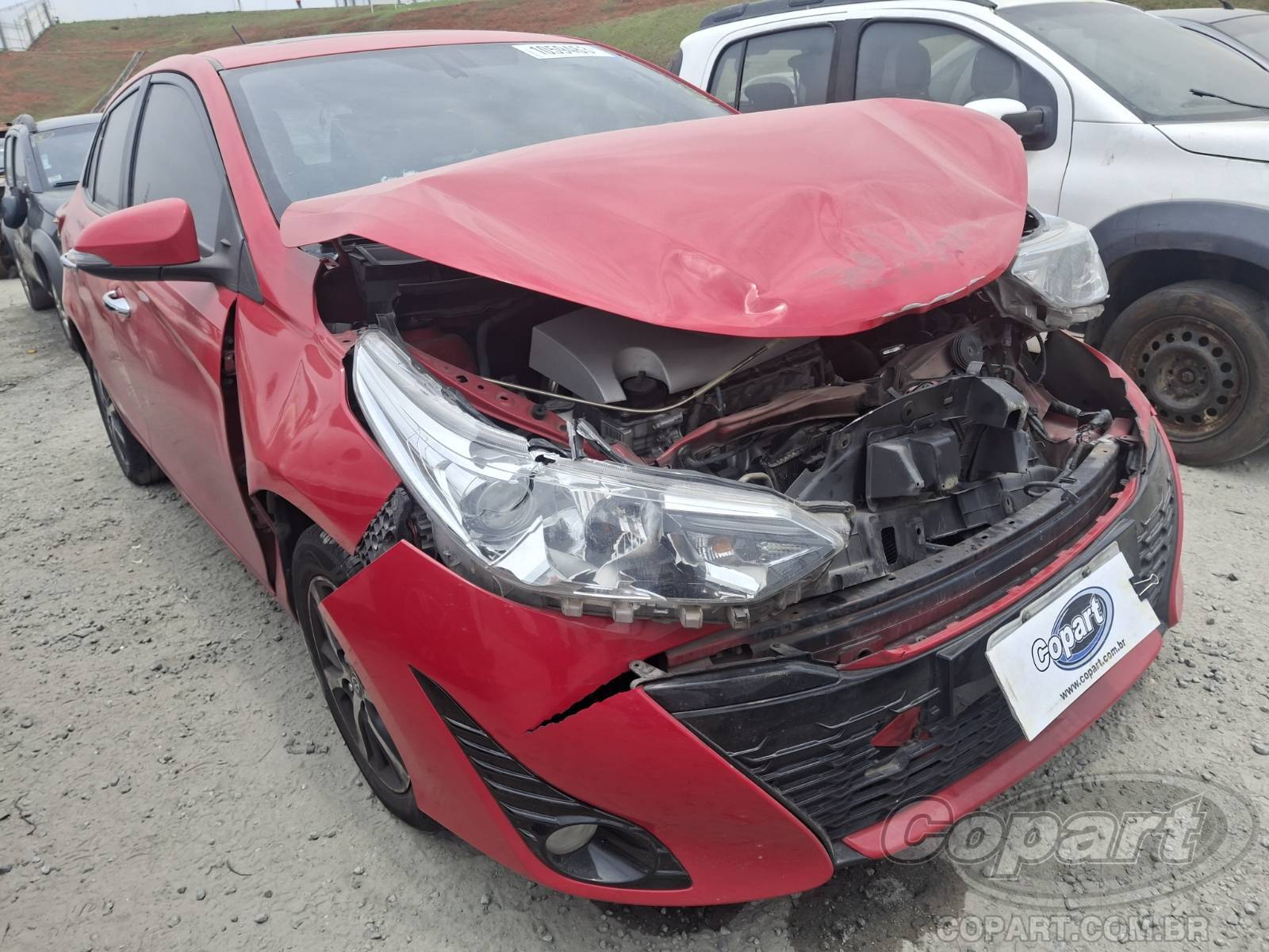 Veículo Toyota Yaris 2019 TOYOTA YARIS XLS CVT 1.5 16V DUAL VVT-I 2019 em leilão