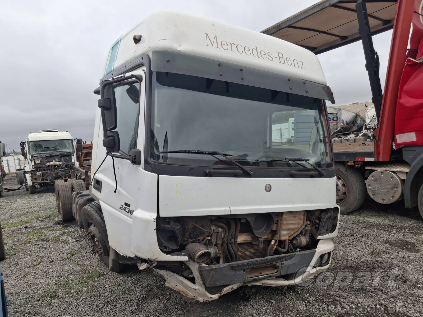 Veículo MERCEDES-BENZ Atego 2014 MERCEDES BENZ ATEGO 2430 2014 em leilão