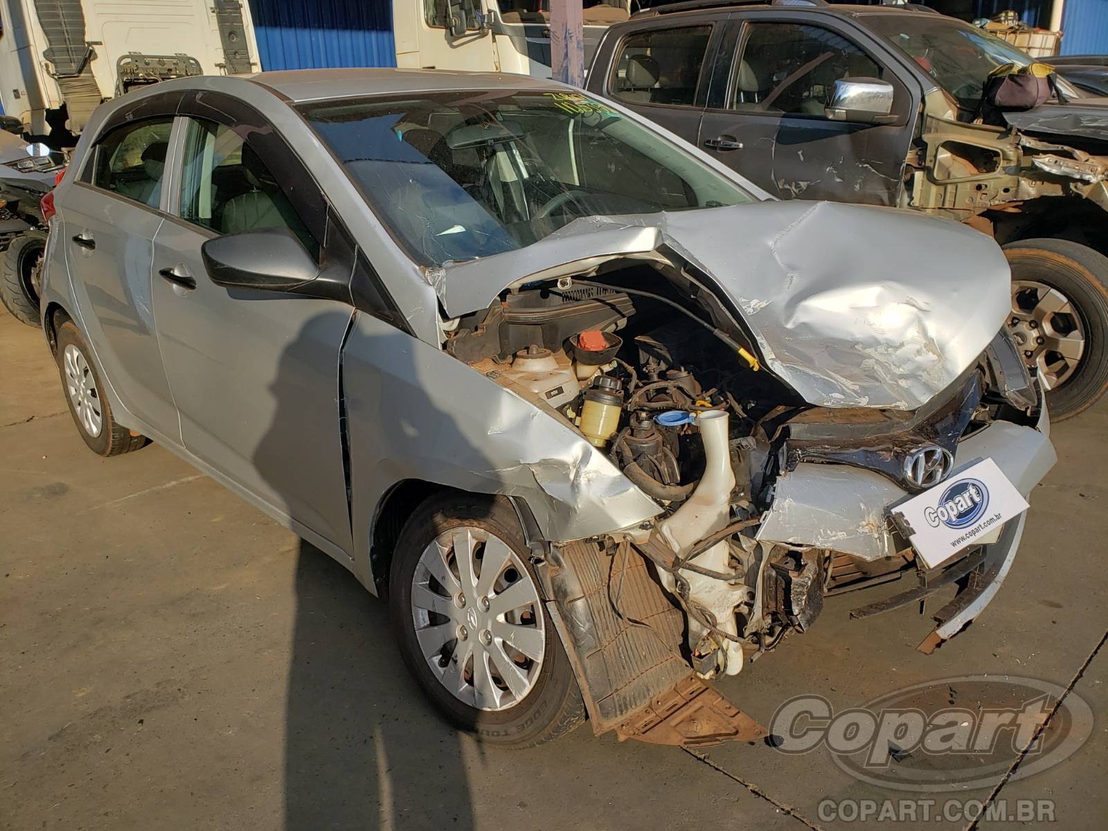 Veículo Hyundai HB20 Hyundai HB20 Comfort 1.0 2014 Colisão Frontal Média Monta 2014 em leilão