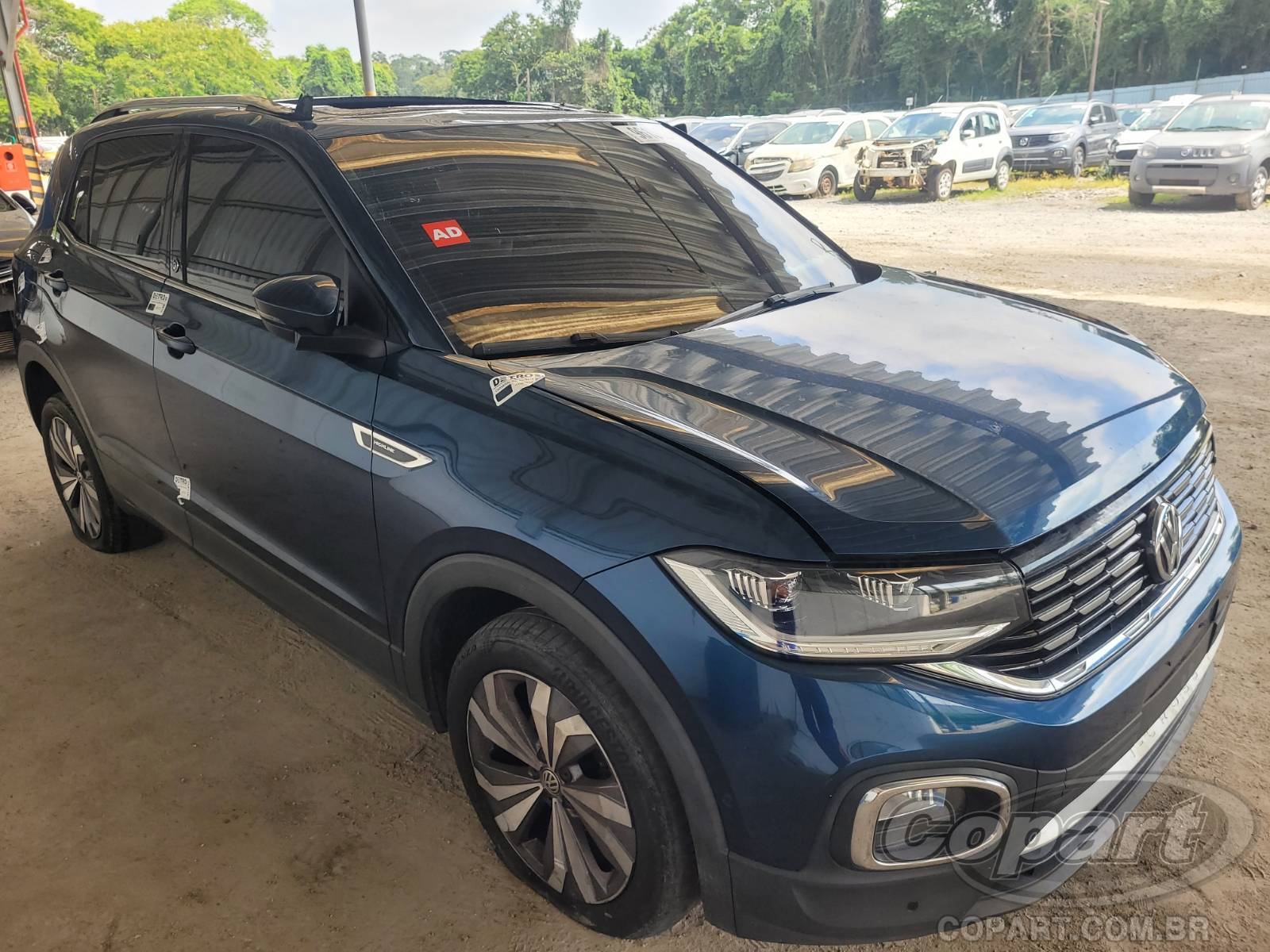 Veículo VW - VolksWagen T-Cross VOLKSWAGEN T-CROSS HIGHLINE 250 AT 1.4 16V TSI TURBO 2019 2020 em leilão